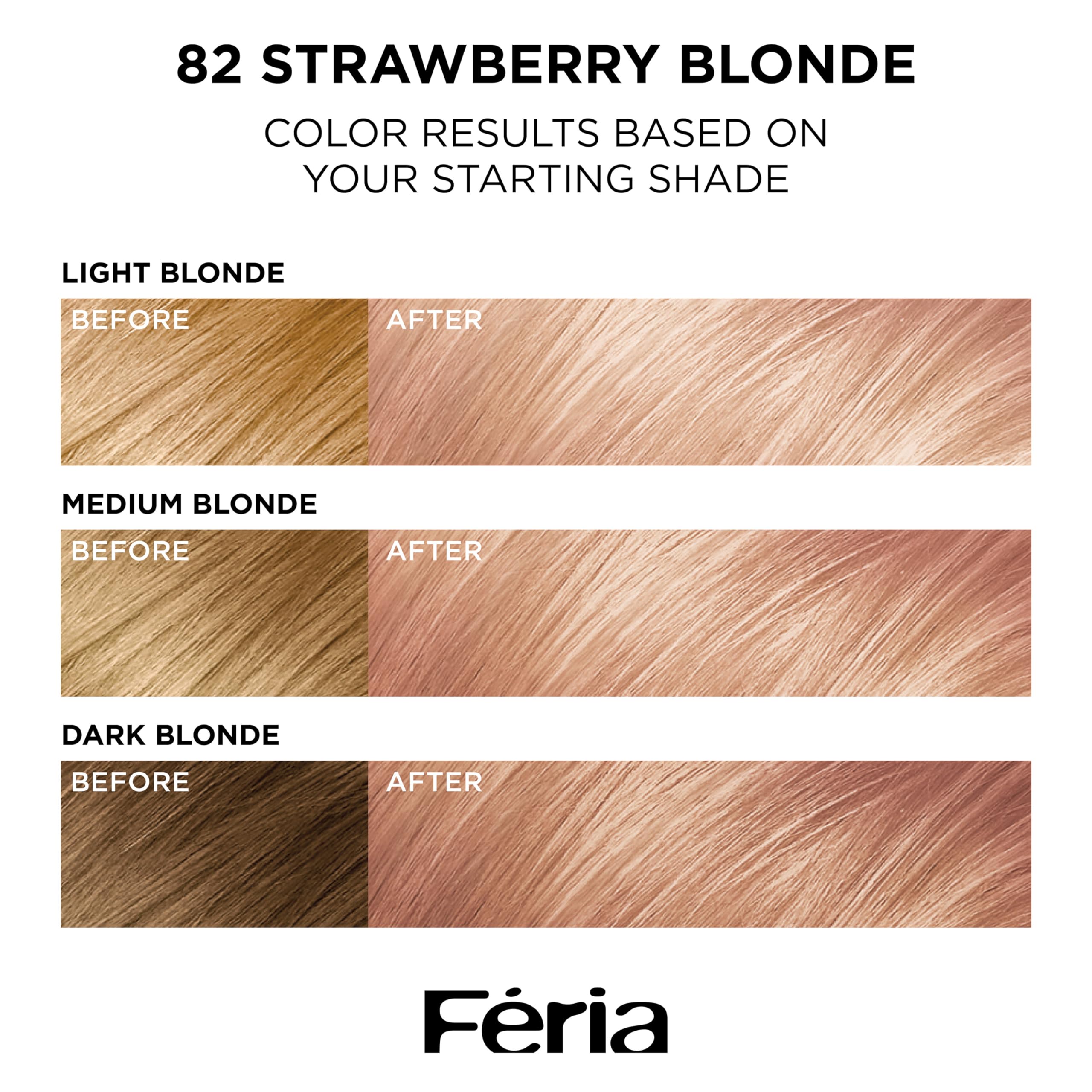 Foto 2 | Tinte Para El Cabello L'oreal Paris Feria 82 Strawberry Blonde, 1 Kit - Venta Internacional.