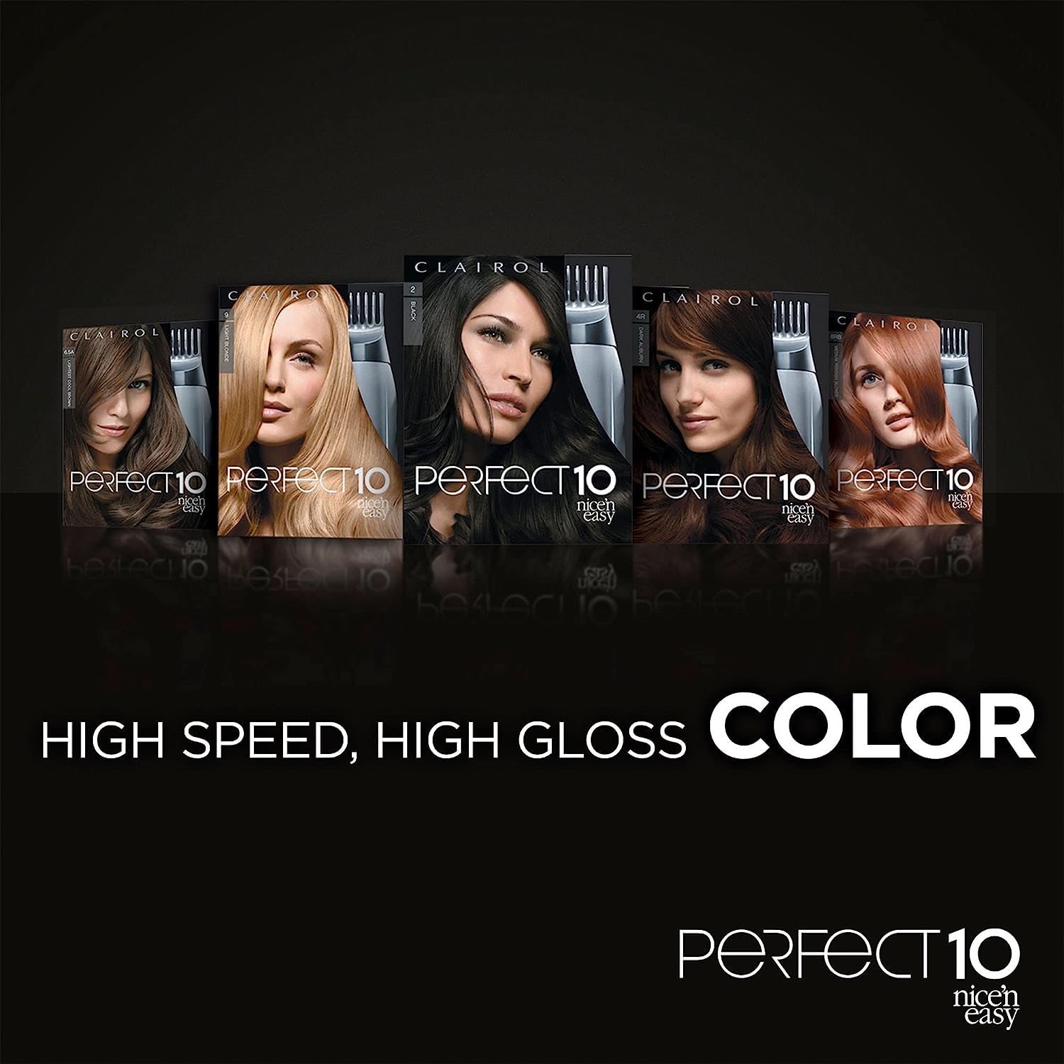 Foto 8 pulgar | Tinte De Pelo Clairol Nice'n Easy Perfect 10 4 Castaño Oscuro X2 - Venta Internacional.