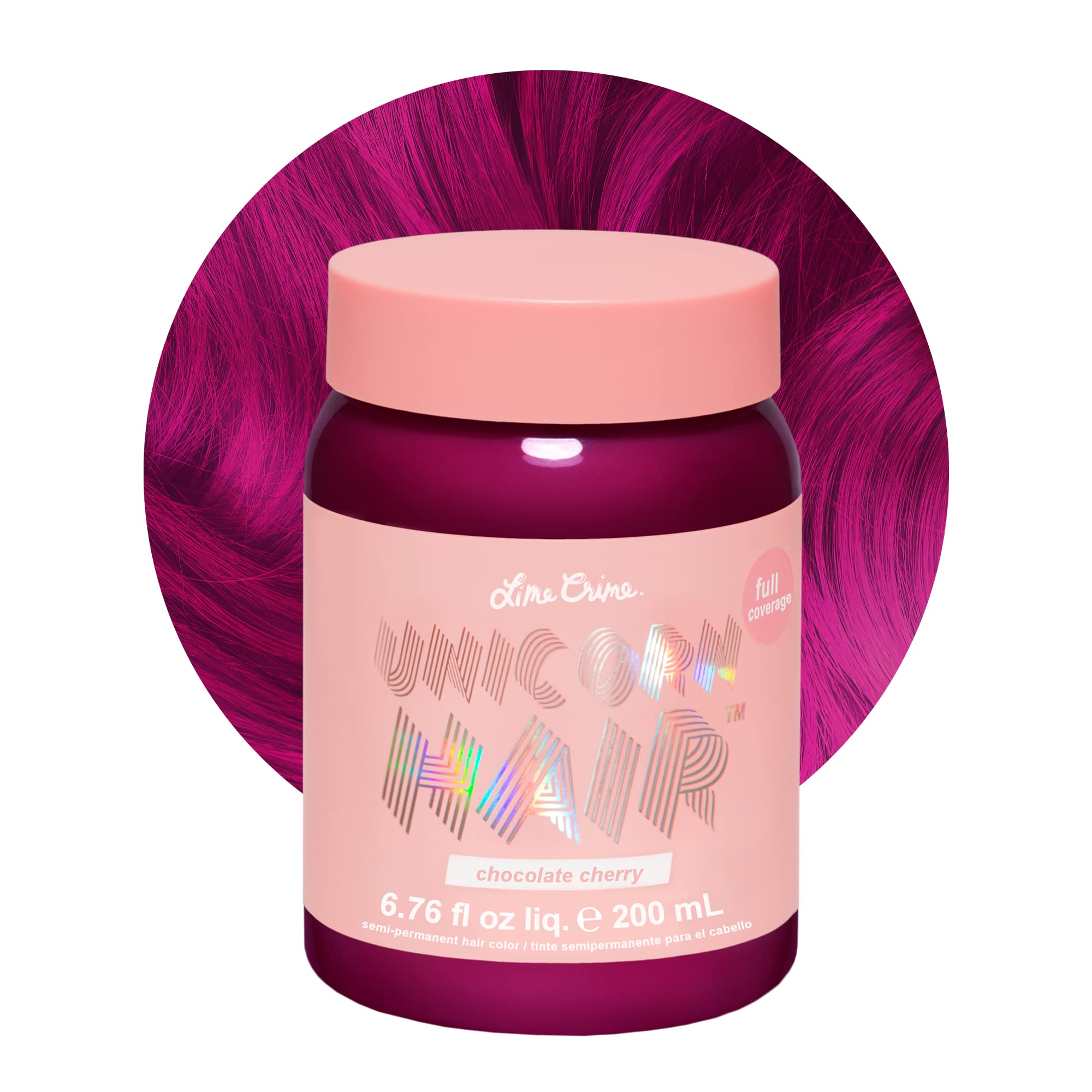 Foto 2 pulgar | Tinte De Pelo Lime Crime Unicorn Chocolate Cherry 200 Ml - Venta Internacional.