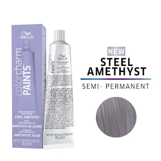 Foto 2 | Tinte Semipermanente Para El Cabello Wella Color Charm Paints Steel Amethyst - Venta Internacional.