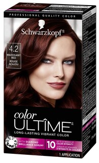 Foto 1 | Tinte Para El Cabello Schwarzkopf Color Ultime 4.2 Rojo Caoba - Venta Internacional.