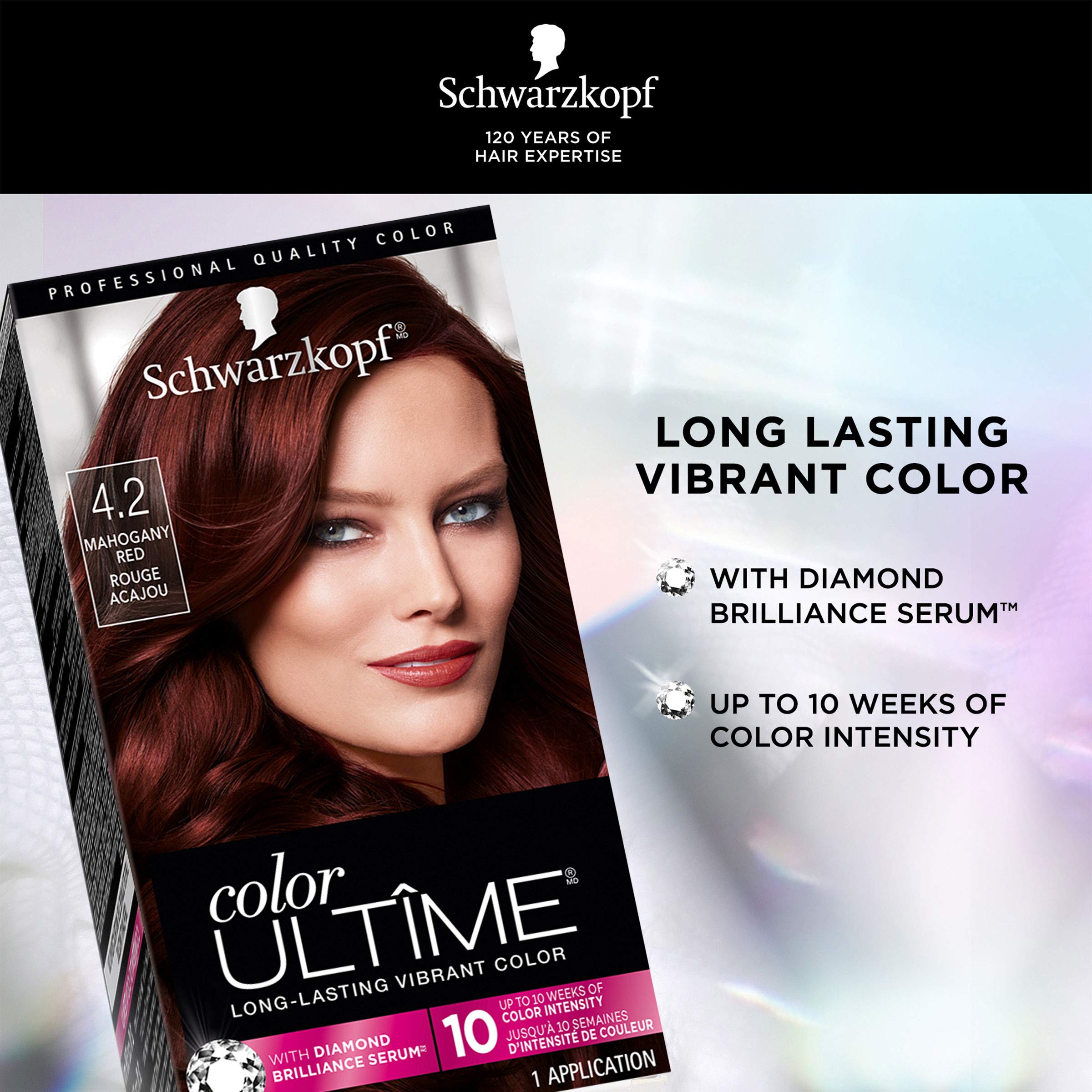 Foto 4 pulgar | Tinte Para El Cabello Schwarzkopf Color Ultime 4.2 Rojo Caoba - Venta Internacional.