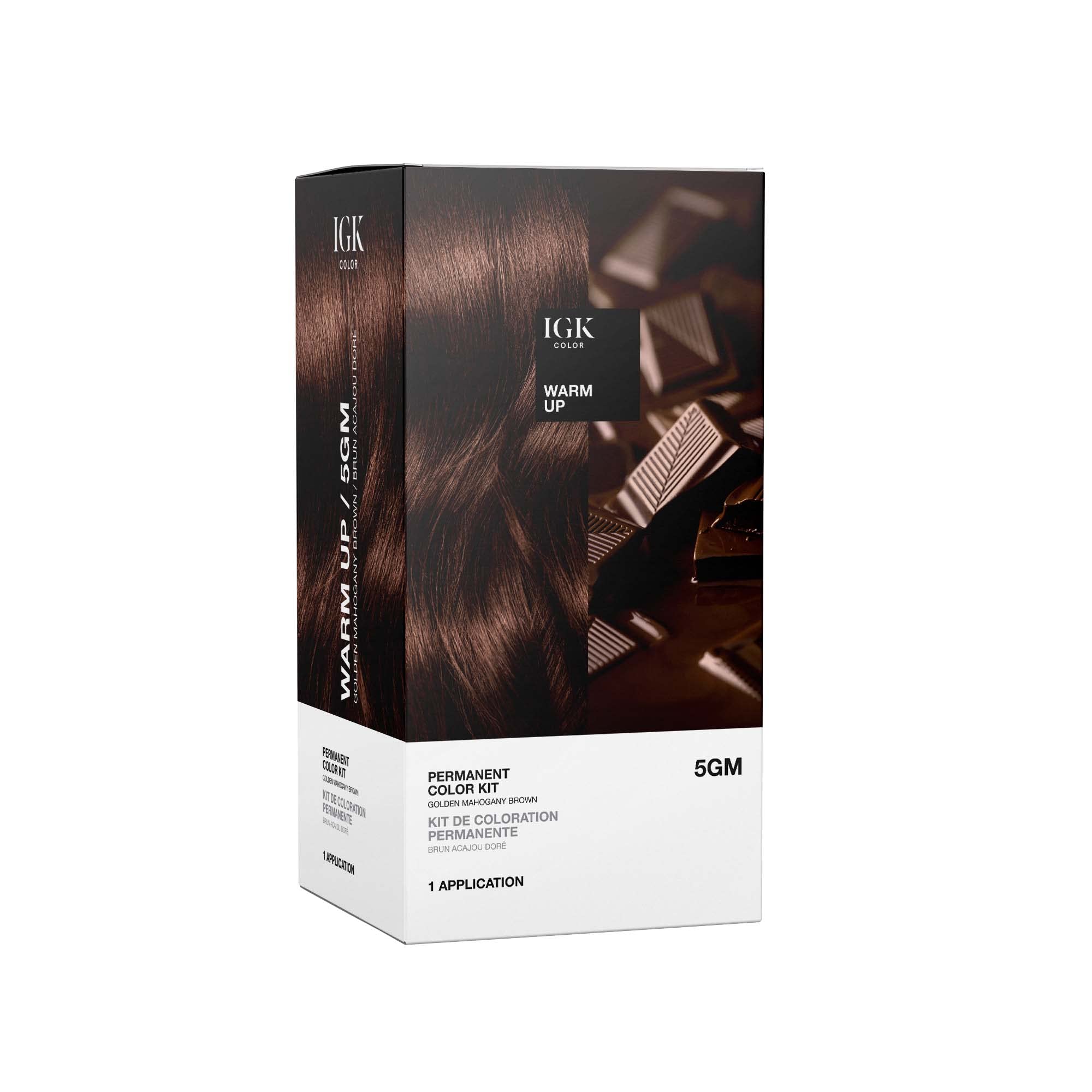 Foto 1 | Kit De Coloración De Pelo Igk Permanent Warm Up Golden Caoba 140 Ml - Venta Internacional.