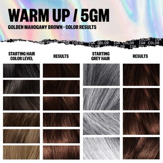 Foto 5 | Kit De Coloración De Pelo Igk Permanent Warm Up Golden Caoba 140 Ml - Venta Internacional.