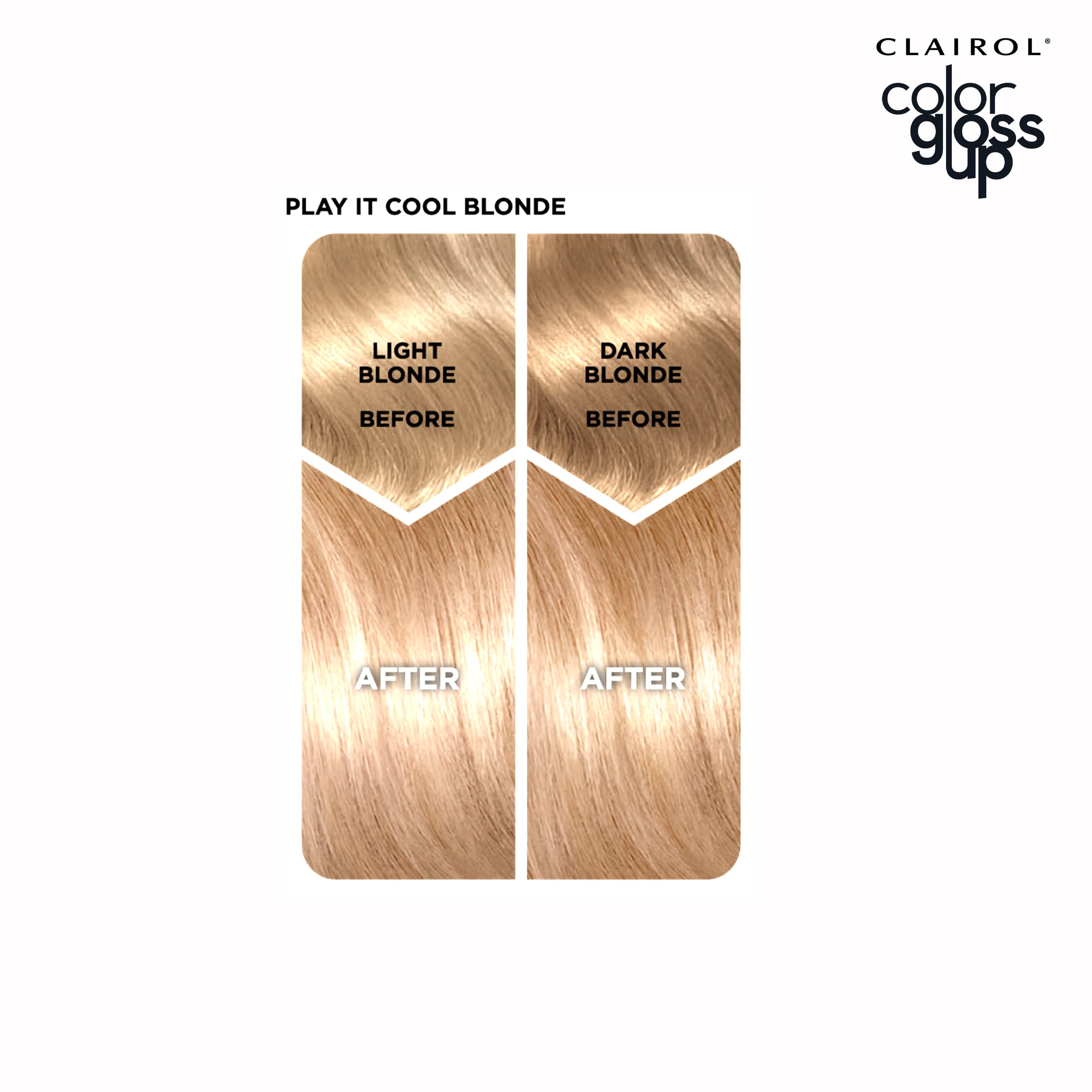 Foto 6 pulgar | Tinte Para El Cabello Clairol Color Gloss Up Play It Cool Blonde, Paquete 1 - Venta Internacional.