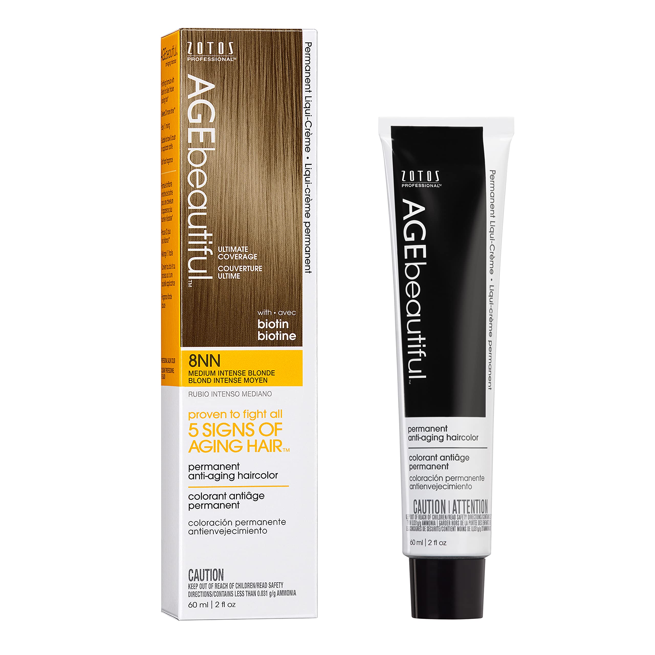 Color De Cabello Age Beautiful Liqui Creme 8nn Rubio Medio Intenso - Venta Internacional.