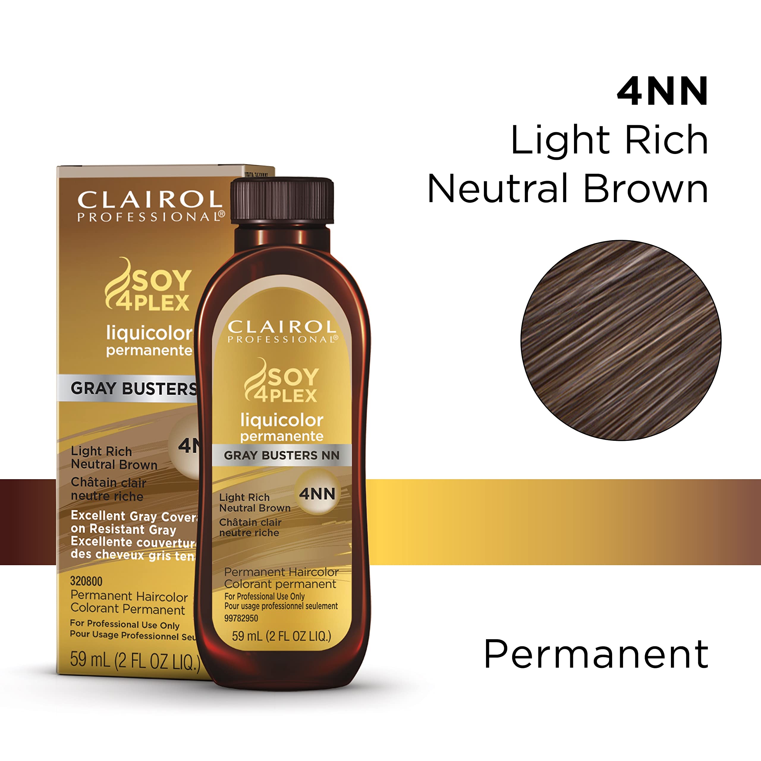 Foto 3 pulgar | Tinte De Pelo Clairol Professional Liquicolor 4nn Rich Neutral Brown - Venta Internacional.