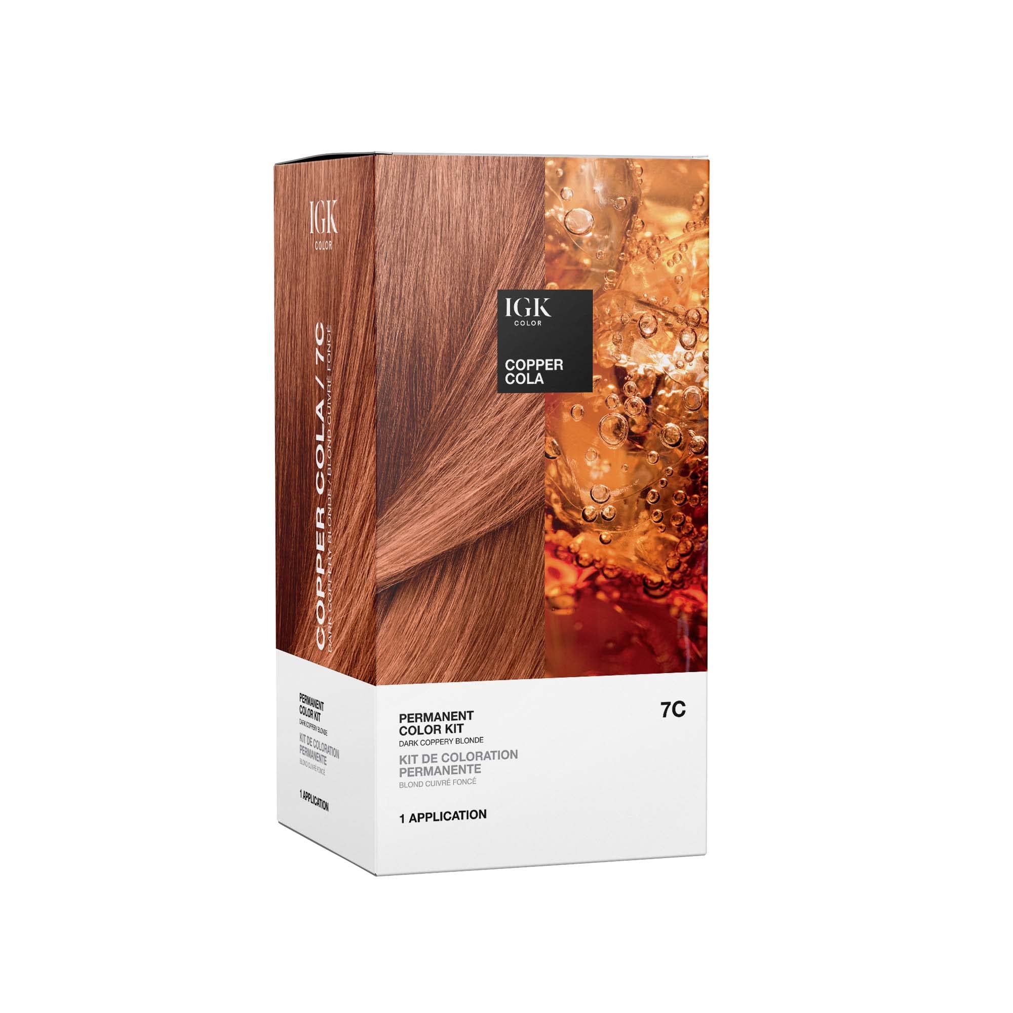 Foto 1 | Kit De Coloración De Cabello Igk Permanent Copper Cola Dark Coppery Blonde - Venta Internacional.