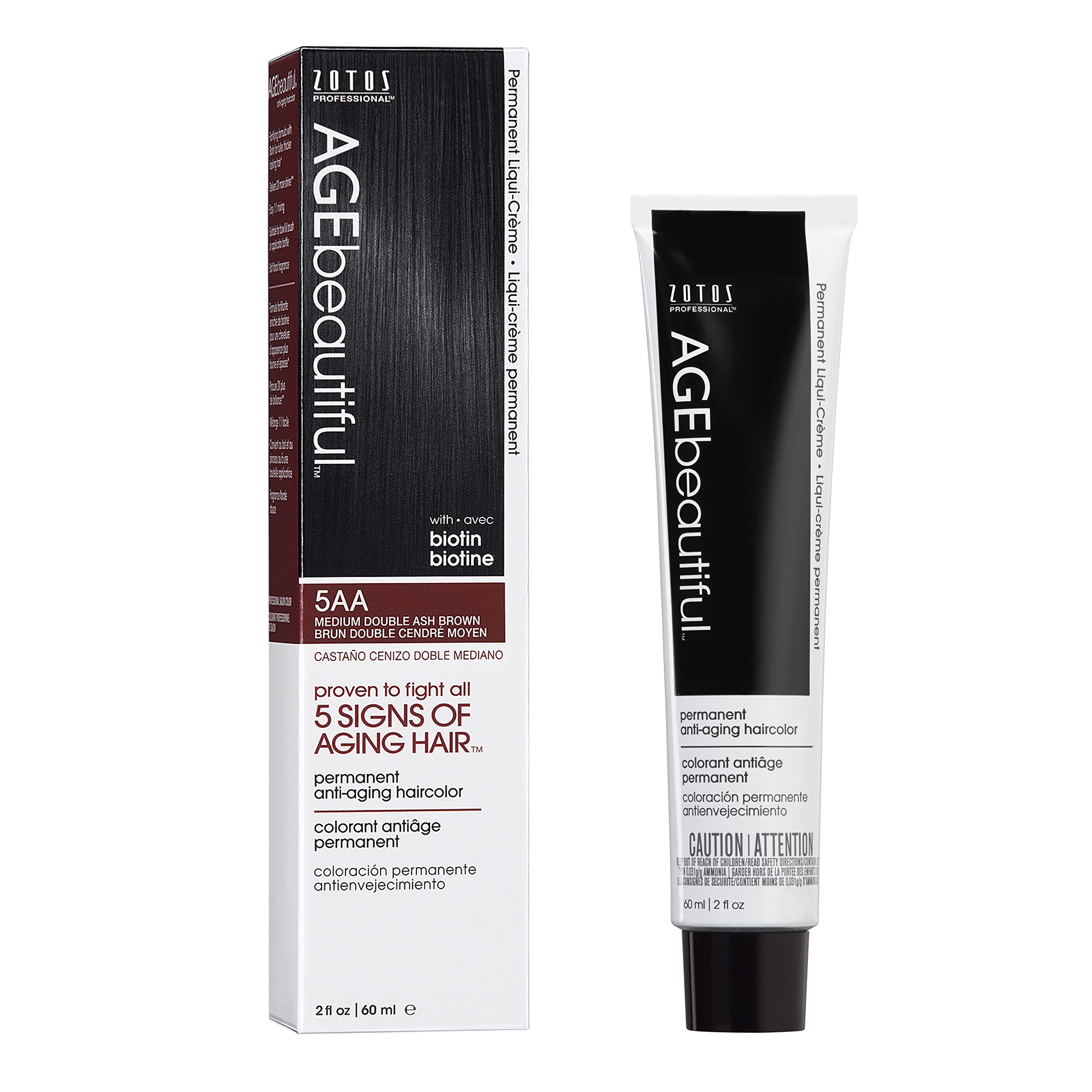 Foto 2 pulgar | Color De Cabello Age Beautiful Liqui Creme 5aa Double Ash, 100 Ml - Venta Internacional.