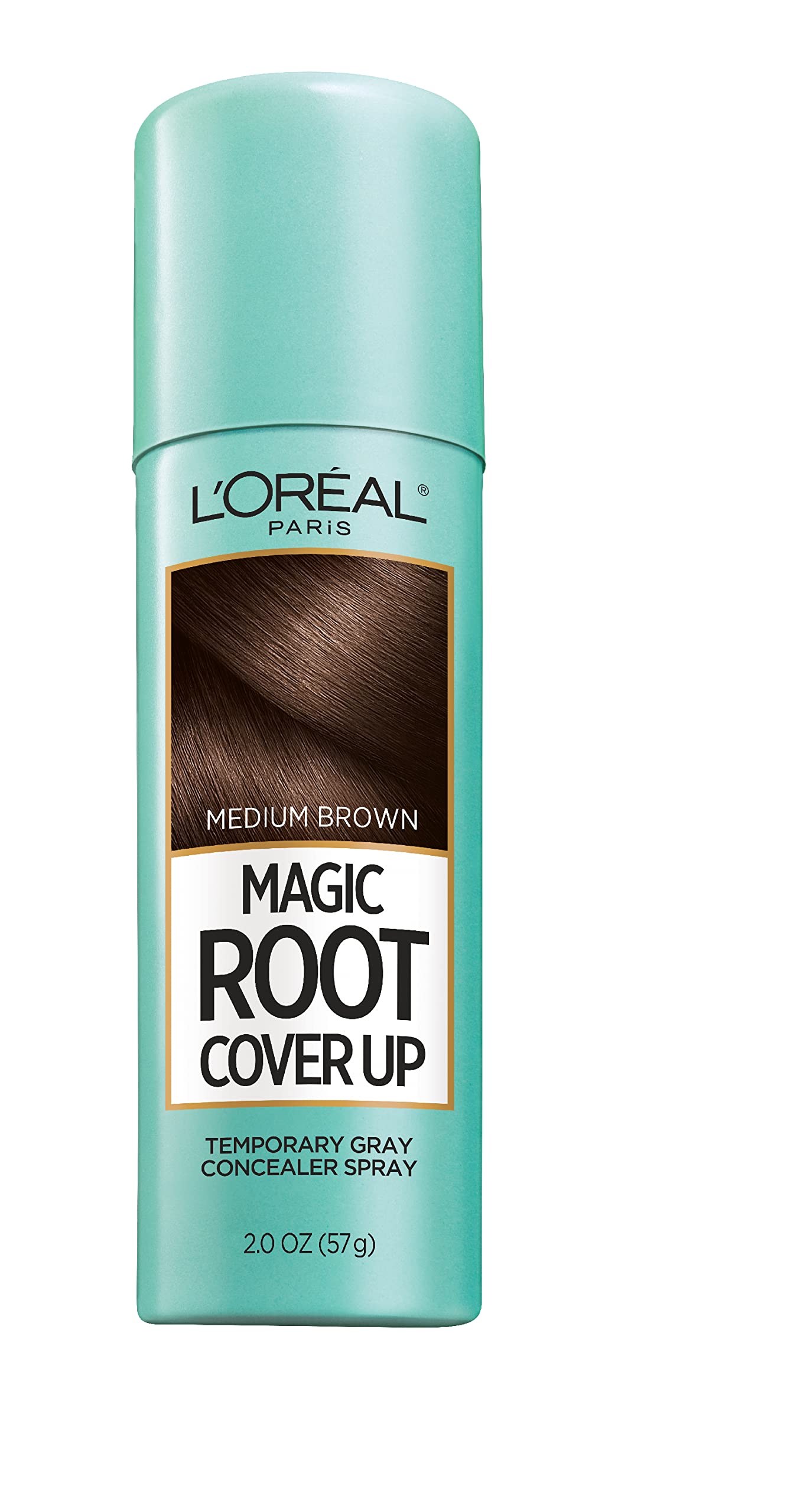 Spray Para Teñir El Cabello L'oreal Paris Root Cover Up, Gris, Marrón Medio - Venta Internacional.