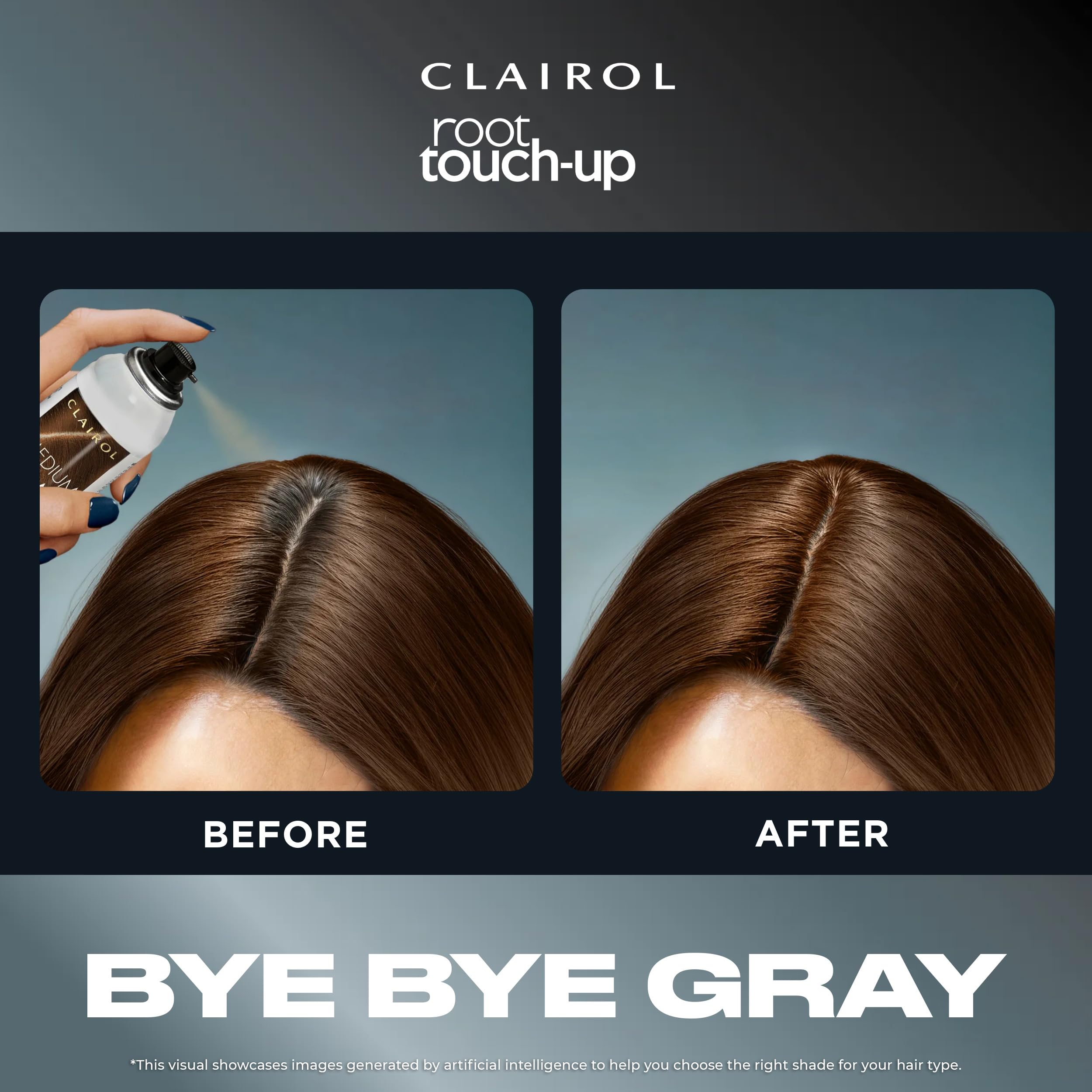 Foto 4 pulgar | Spray Para Teñir El Cabello Clairol Root Touch-up Dark Brown - Venta Internacional.