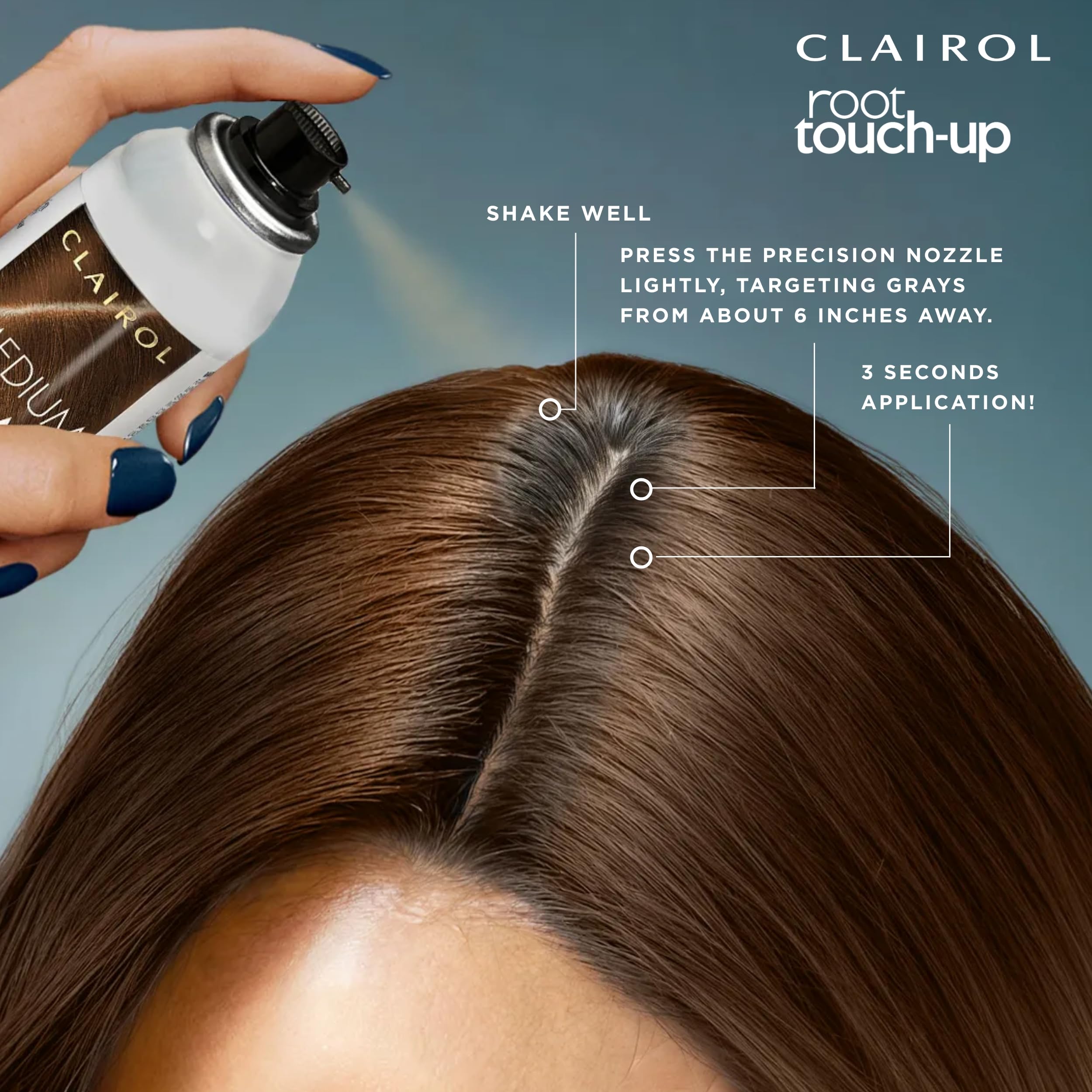 Foto 5 pulgar | Spray Para Teñir El Cabello Clairol Root Touch-up Dark Brown - Venta Internacional.