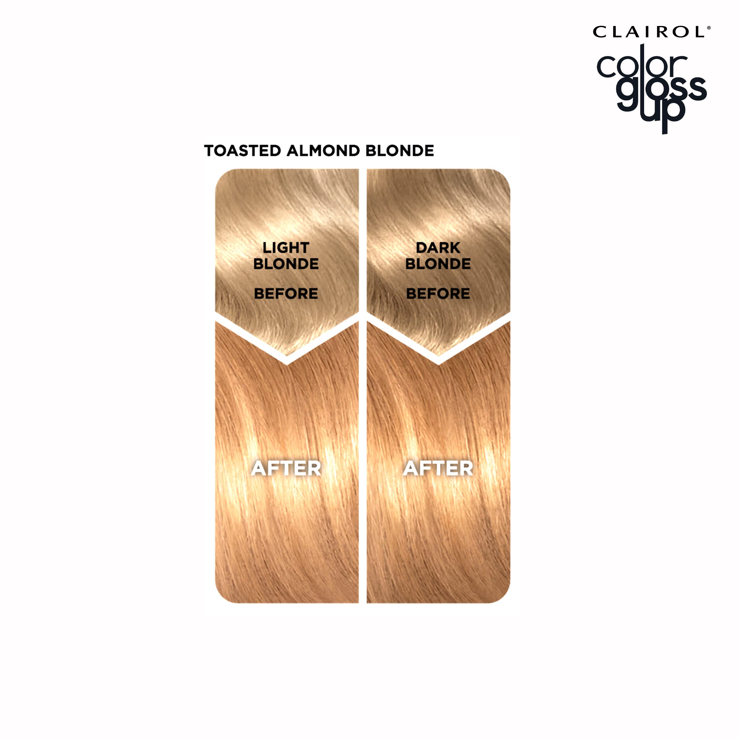 Foto 6 pulgar | Tinte Para El Cabello Clairol Color Gloss Up Toasted Almond Blonde X2 - Venta Internacional.