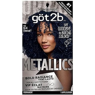 Foto 1 | Tinte De Pelo Got2b Metallics Permanent M66 Blue Charcoal - Venta Internacional.