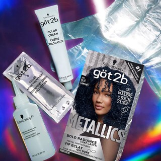 Foto 3 | Tinte De Pelo Got2b Metallics Permanent M66 Blue Charcoal - Venta Internacional.