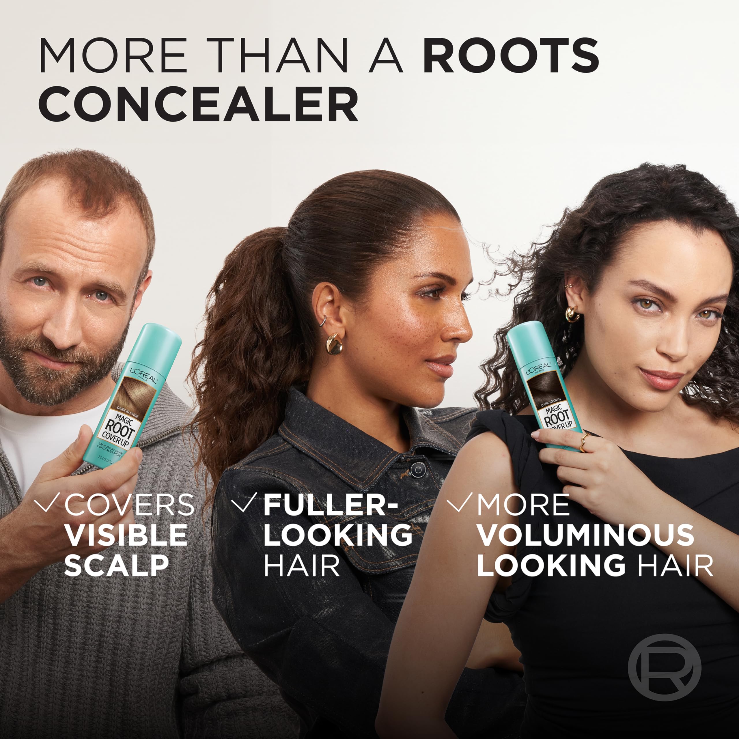 Foto 8 pulgar | Spray Gris Temporal Para Colorear El Cabello Root Cover Up L'oreal X2 - Venta Internacional.