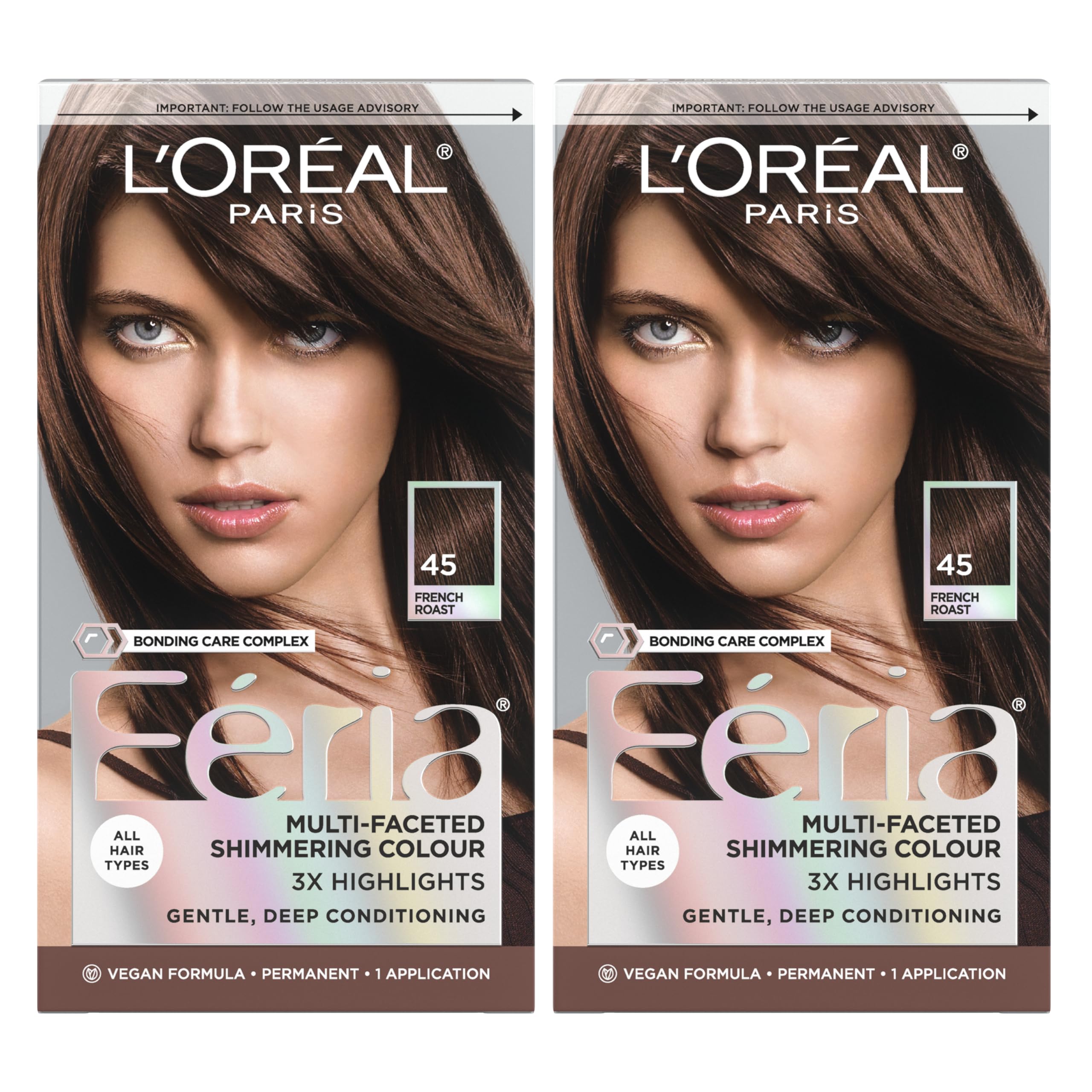 Kit De Tintes Para El Cabello L'oreal Paris Feria Multifaceted French Roast X2 - Venta Internacional.