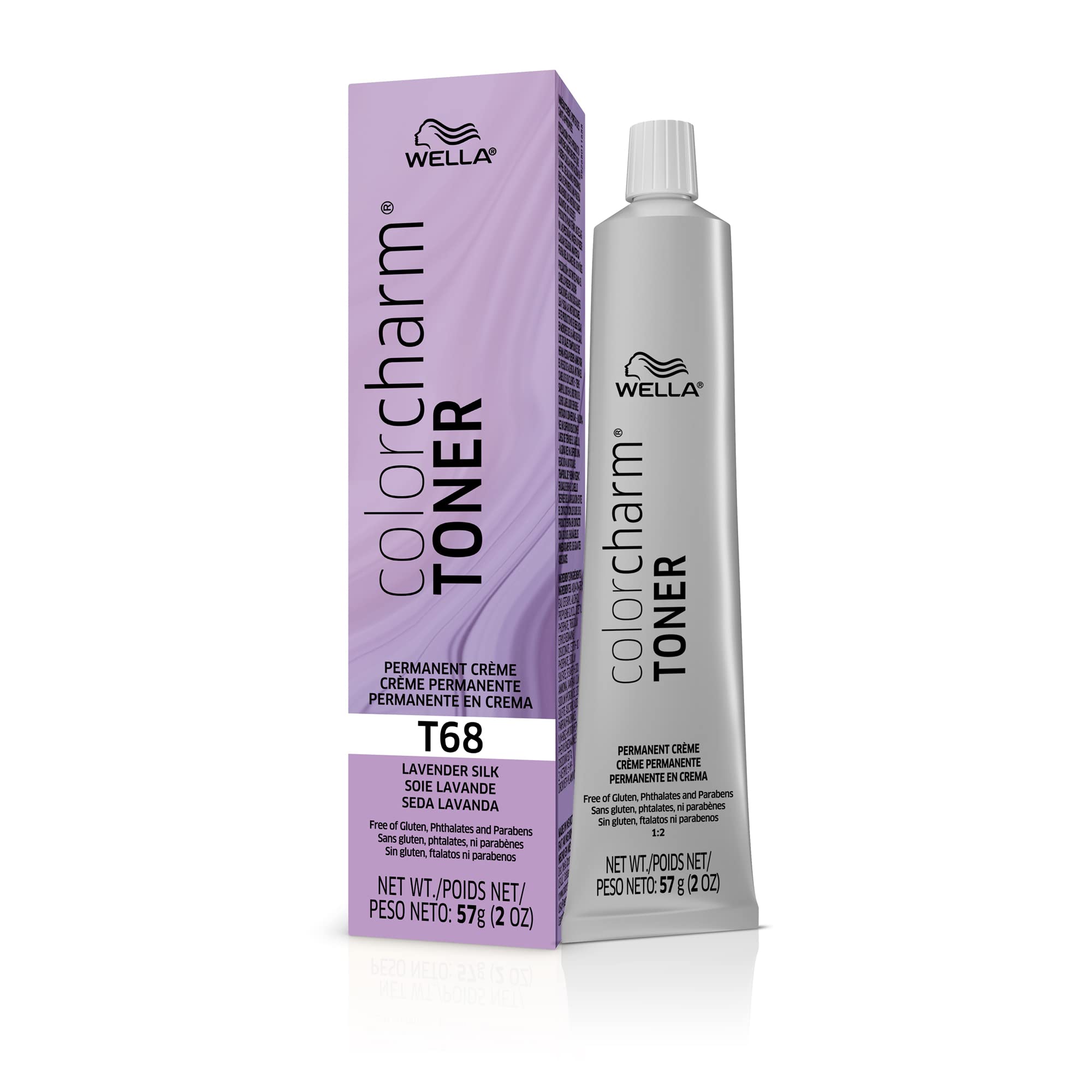 Tónico Para El Cabello Wella Color Charm T68 Lavender Silk 60 Ml - Venta Internacional.