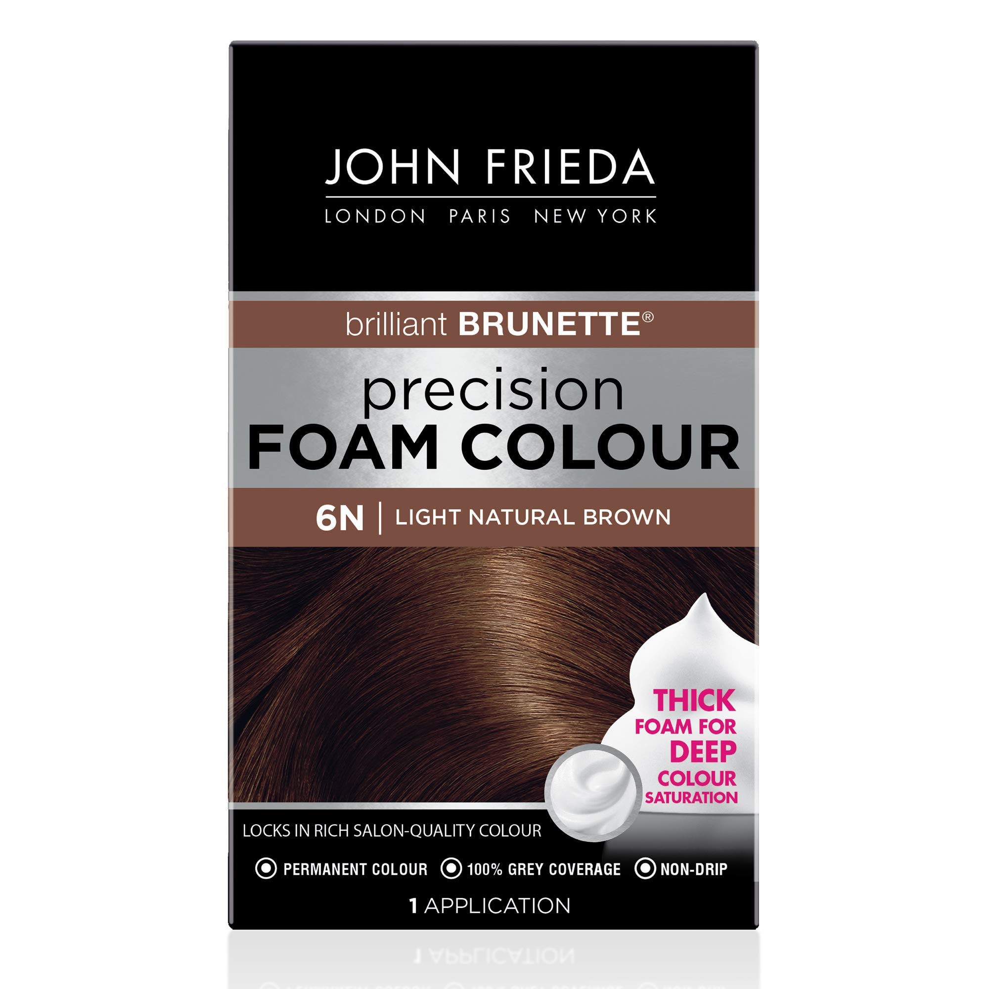 Foto 2 pulgar | Kit De Coloración De Cabello John Frieda Precision Foam Brown Light Brown 6n - Venta Internacional.