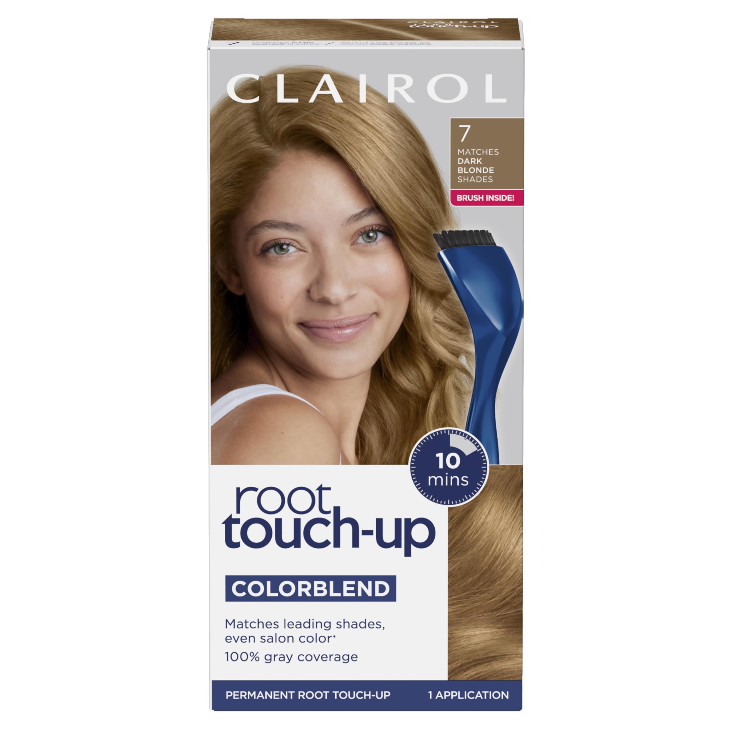 Foto 2 pulgar | Tinte Para El Cabello Clairol Root Touch-up Nice'n Easy 7 Rubio Oscuro - Venta Internacional.