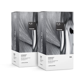 Foto 1 | Kit De Coloración Permanente Igk Titanium Pure Cool Grey Ba, Paquete De 2 - Venta Internacional.