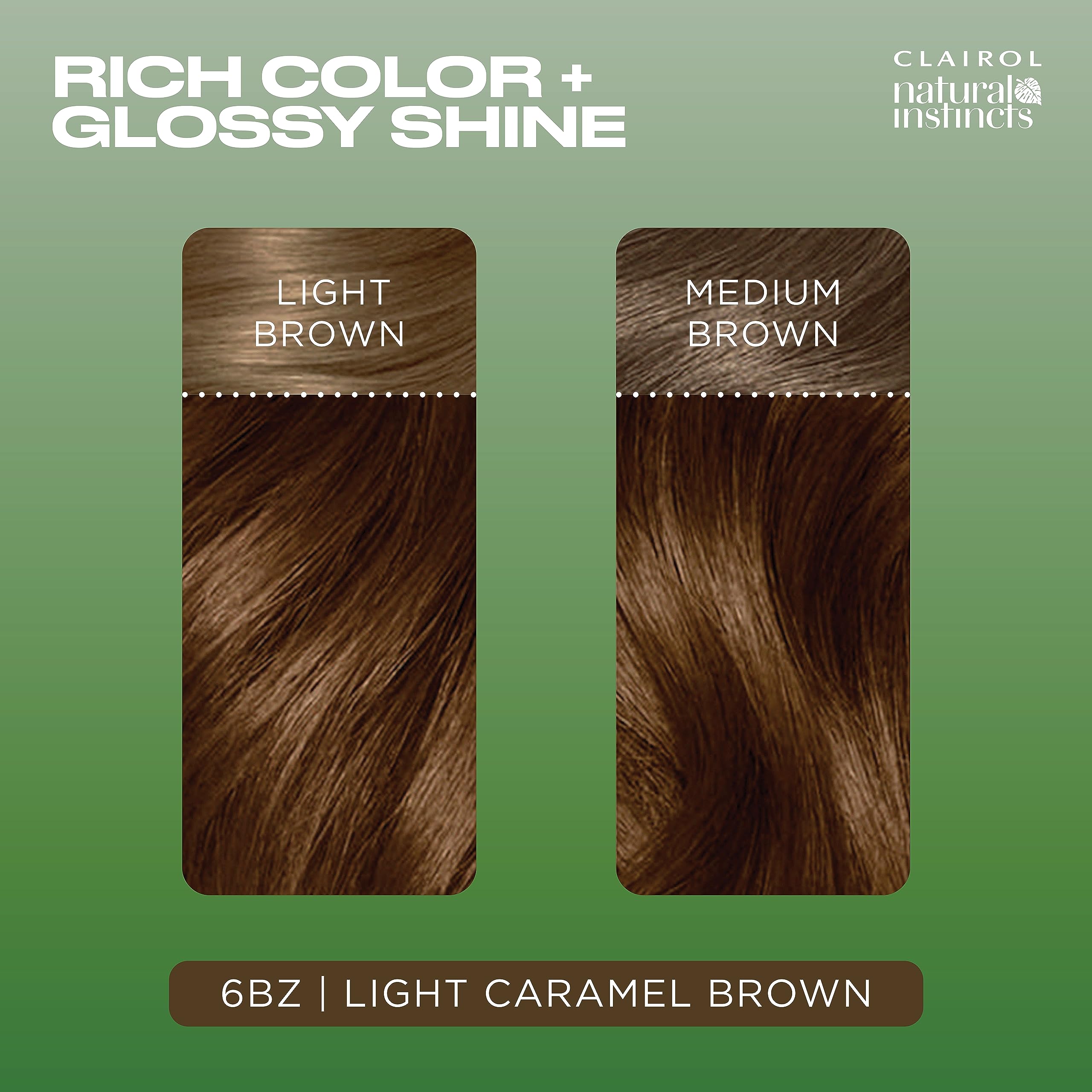 Foto 5 pulgar | Tinte Para El Cabello Clairol Natural Instincts Demi-permanent 6bz Brown - Venta Internacional.