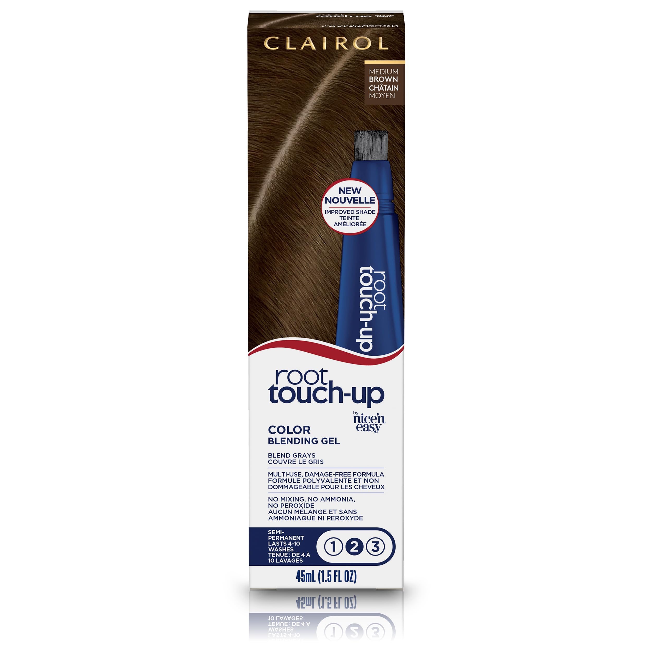 Foto 2 pulgar | Gel Mezclador De Colores Para El Cabello Clairol Root Touch-up 5 Medium Brown - Venta Internacional.