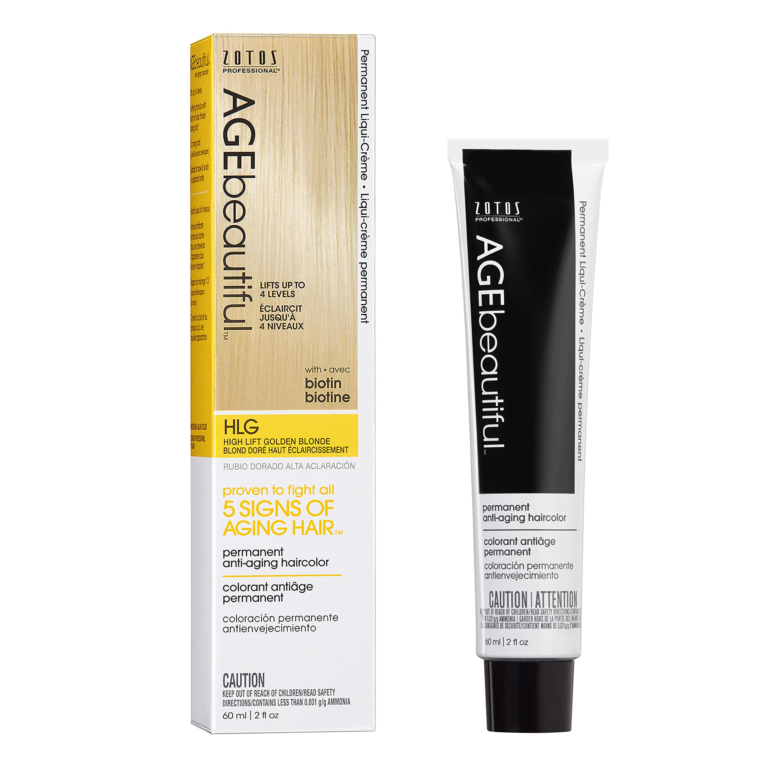 Tinte De Pelo Age Beautiful Tinte Permanente Liqui Creme Golden Blonde - Venta Internacional. $541