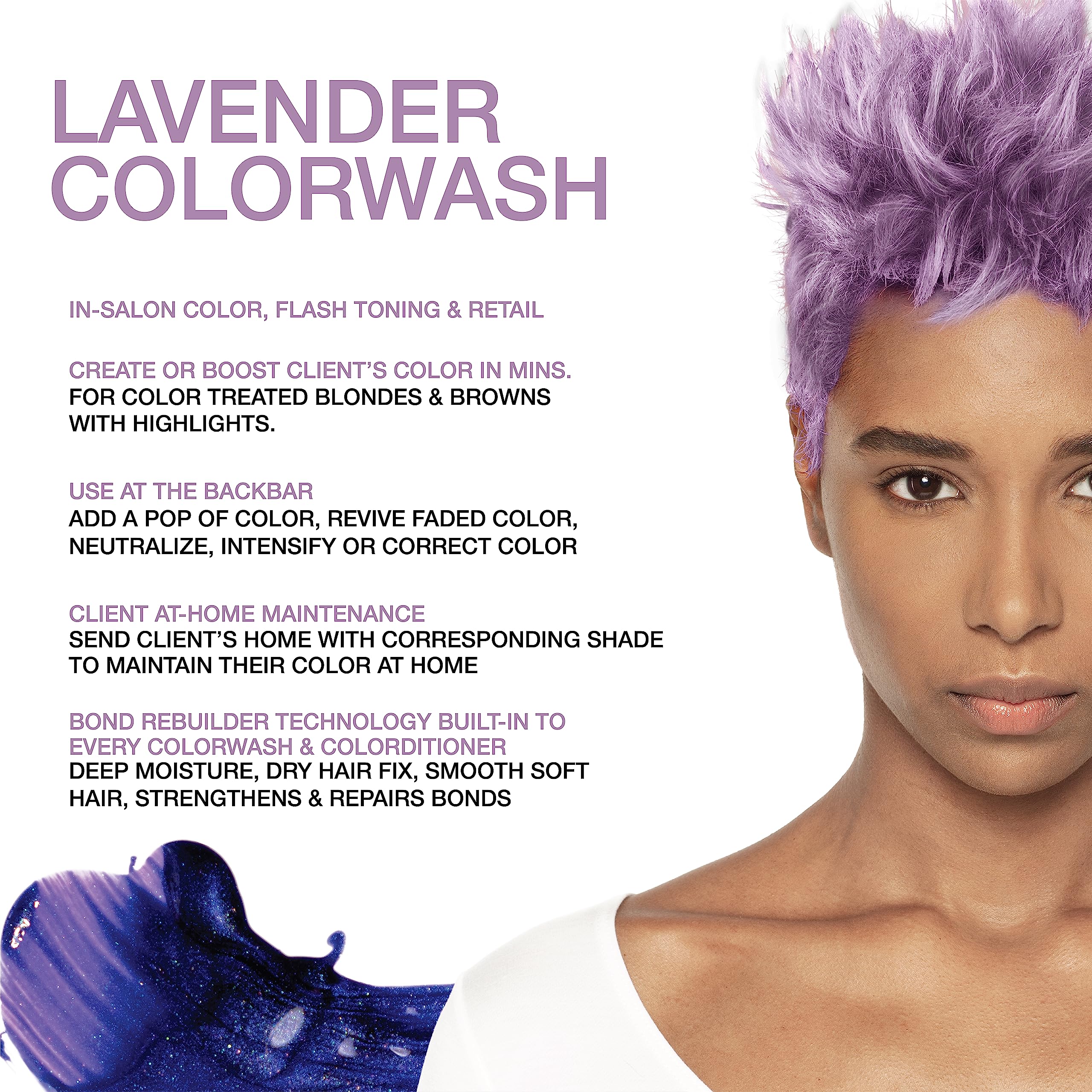 Foto 3 pulgar | Champú Celeb Luxury Viral Colorwash Pastel Lavanda, 245 Ml - Venta Internacional.