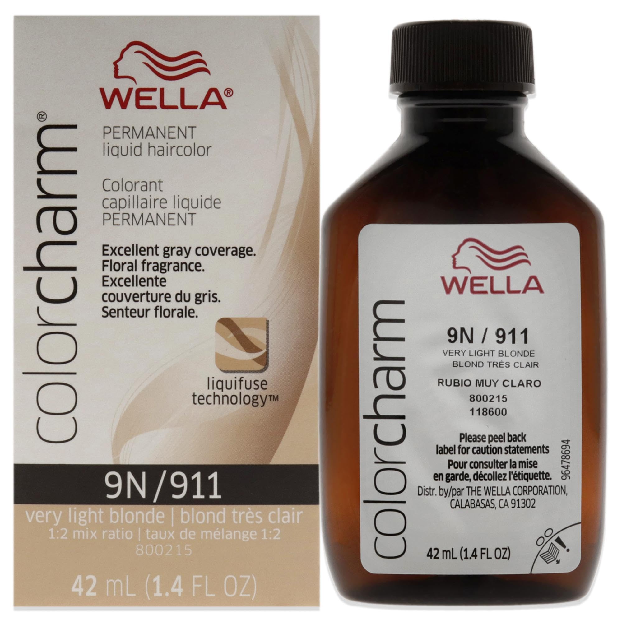 Tinte De Pelo Wella Color Charm Permanent 9n Rubio Muy Claro - Venta Internacional.
