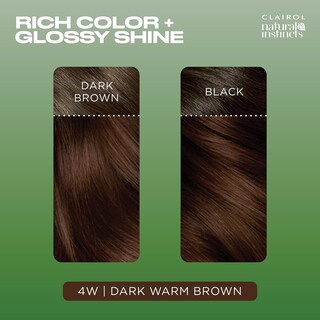 Foto 4 | Tinte Para El Cabello Clairol Natural Instincts Demi-permanent 4w Brown - Venta Internacional.