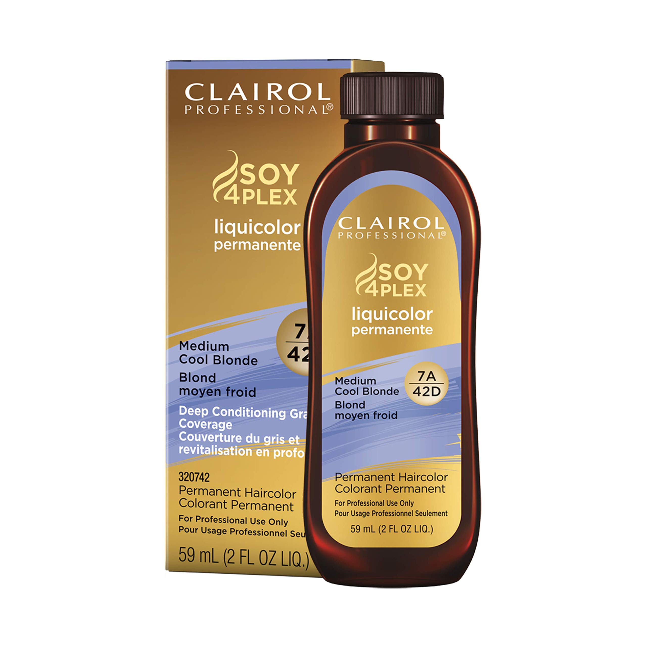 Foto 2 pulgar | Tinte De Pelo Clairol Professional Liquicolor 7a Medium Cool Rubio - Venta Internacional.