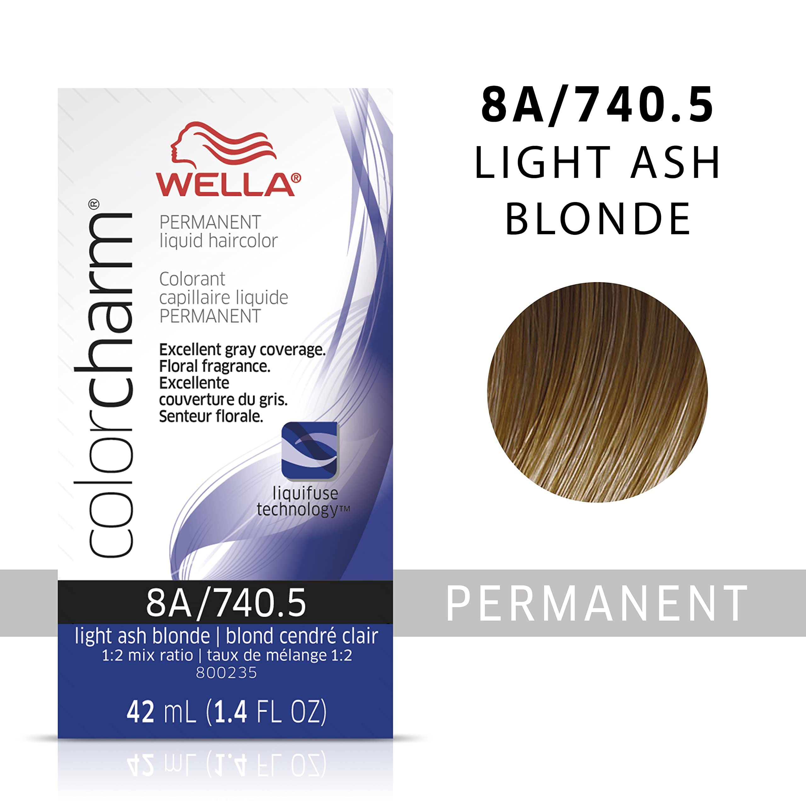 Foto 3 pulgar | Tinte De Pelo Wella Color Charm Permanent 8a Rubio Cenizo Claro - Venta Internacional.