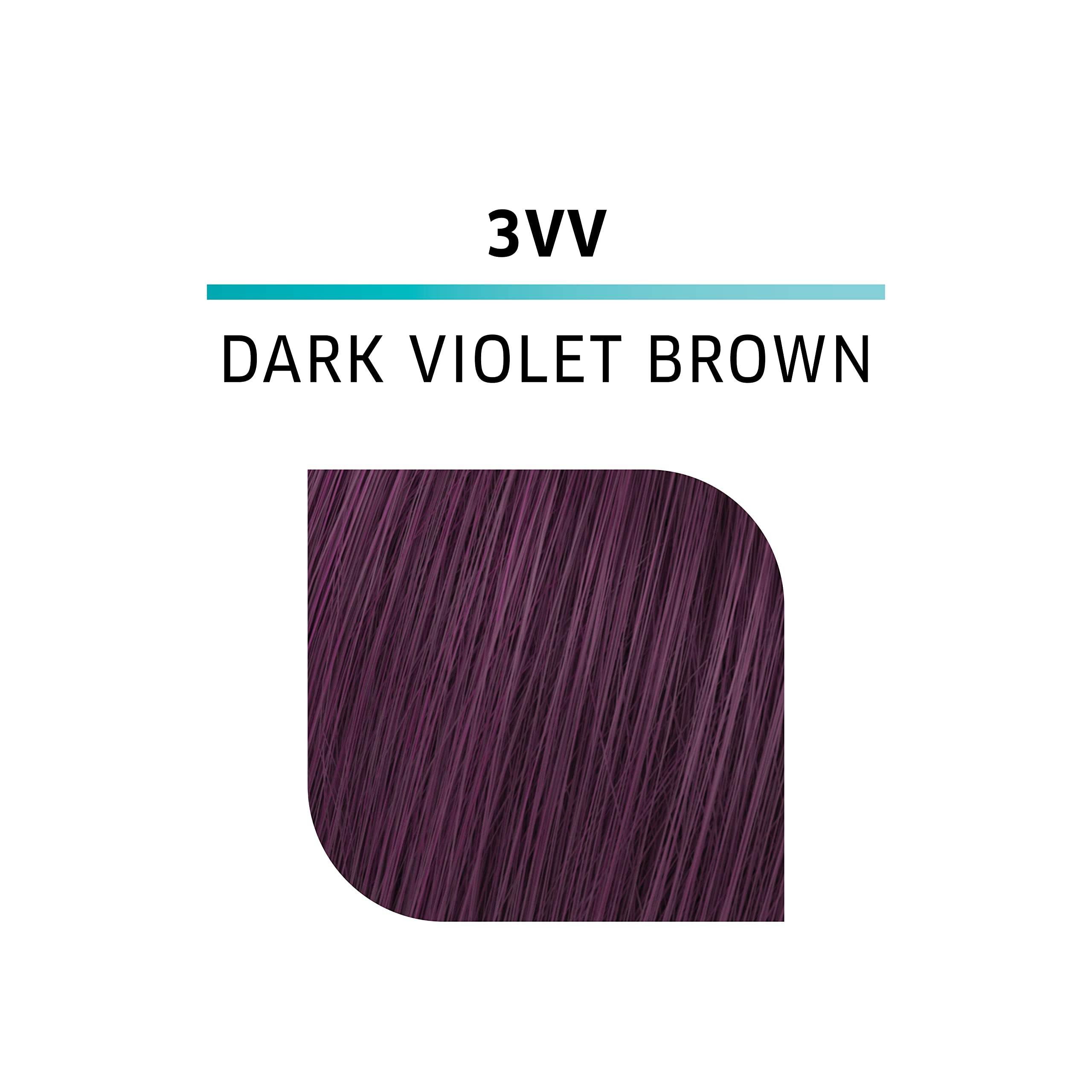 Foto 3 pulgar | Brillo De Pelo Wella Color Charm Demi Permanent 3vv Marrón Violeta Oscuro - Venta Internacional.