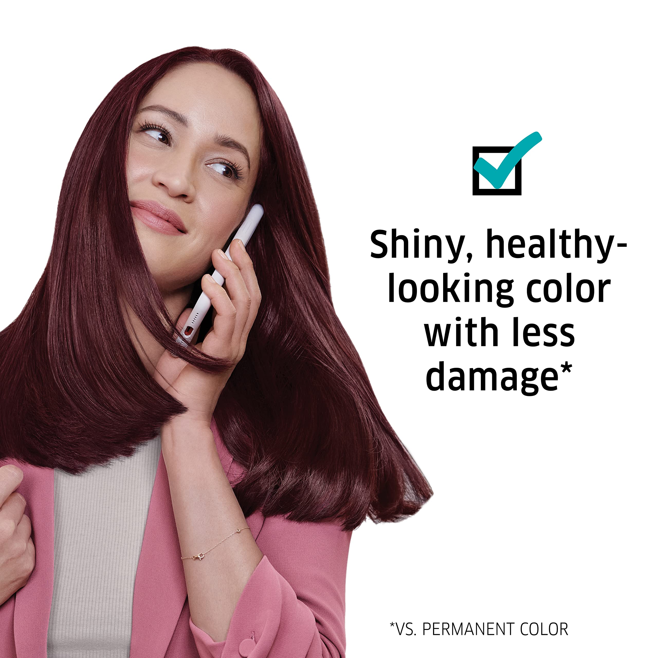 Foto 4 pulgar | Brillo De Pelo Wella Color Charm Demi Permanent 3vv Marrón Violeta Oscuro - Venta Internacional.