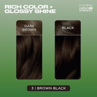 Foto 4 | Tinte Para El Cabello Clairol Natural Instincts Demi-permanent 3 Marrón Negro - Venta Internacional.