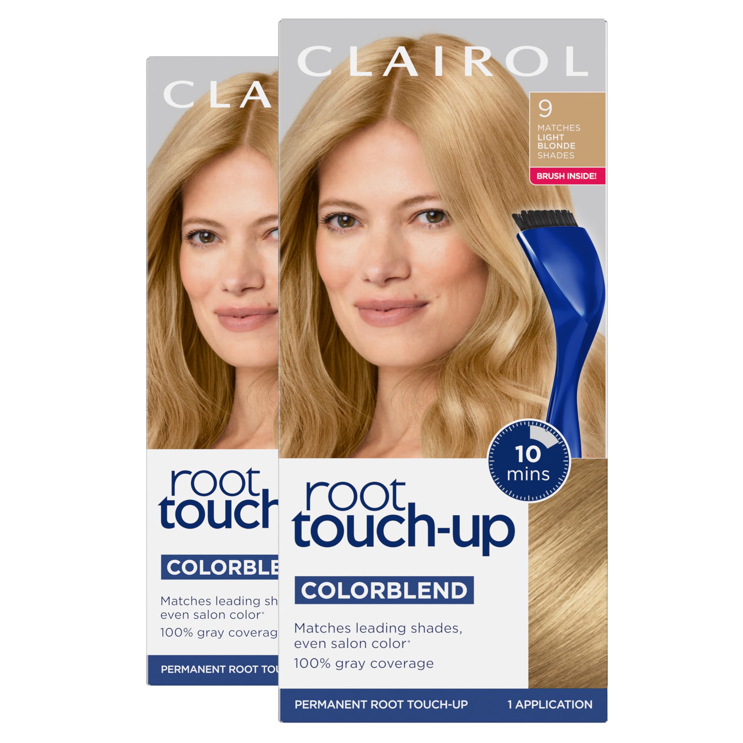 Foto 2 pulgar | Tinte Para El Cabello Clairol Root Touch-up Nice'n Easy 9 Light Blonde X2 - Venta Internacional.