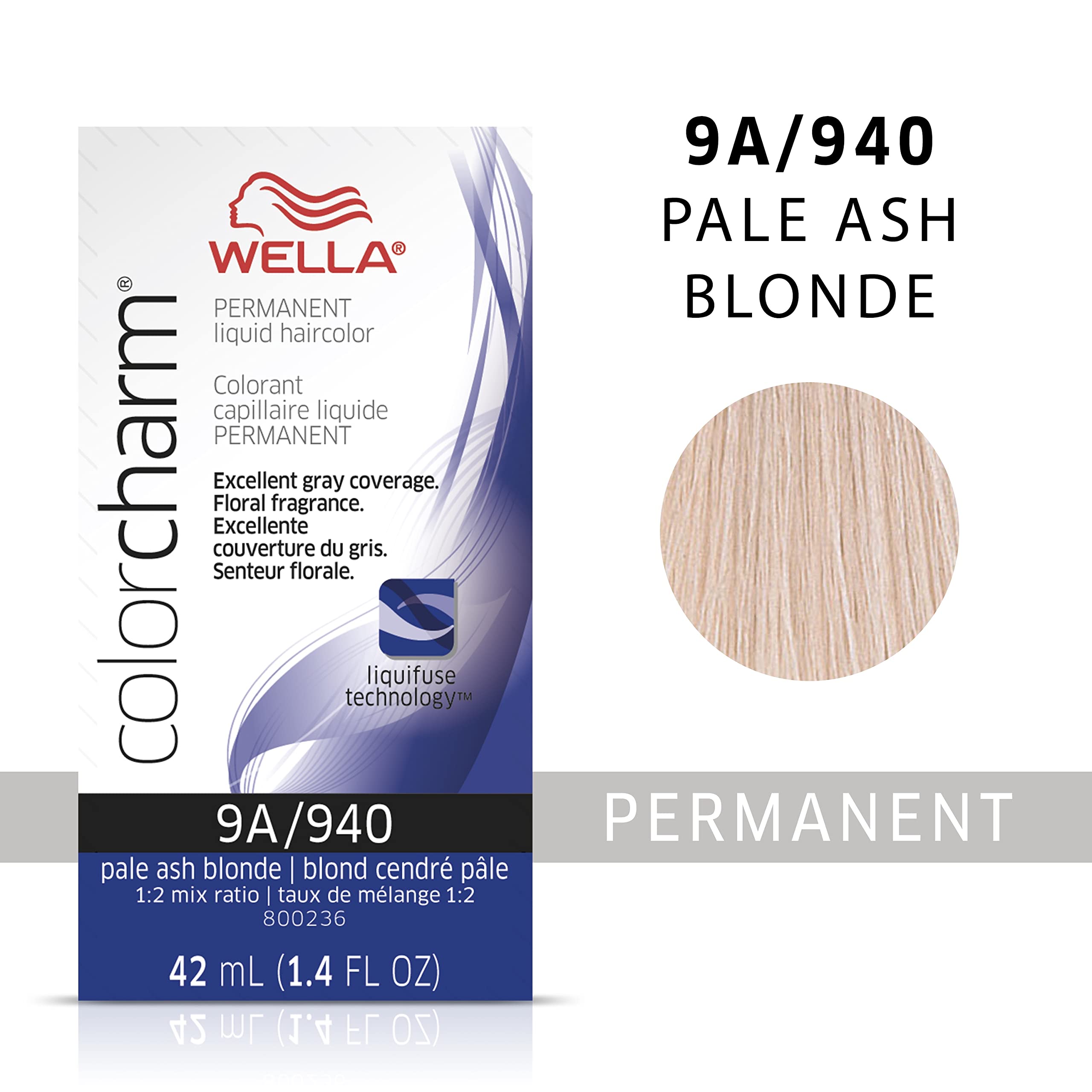 Foto 3 pulgar | Tinte De Pelo Wella Color Charm 9a, Rubio Ceniza Pálido, 42 Ml - Venta Internacional.