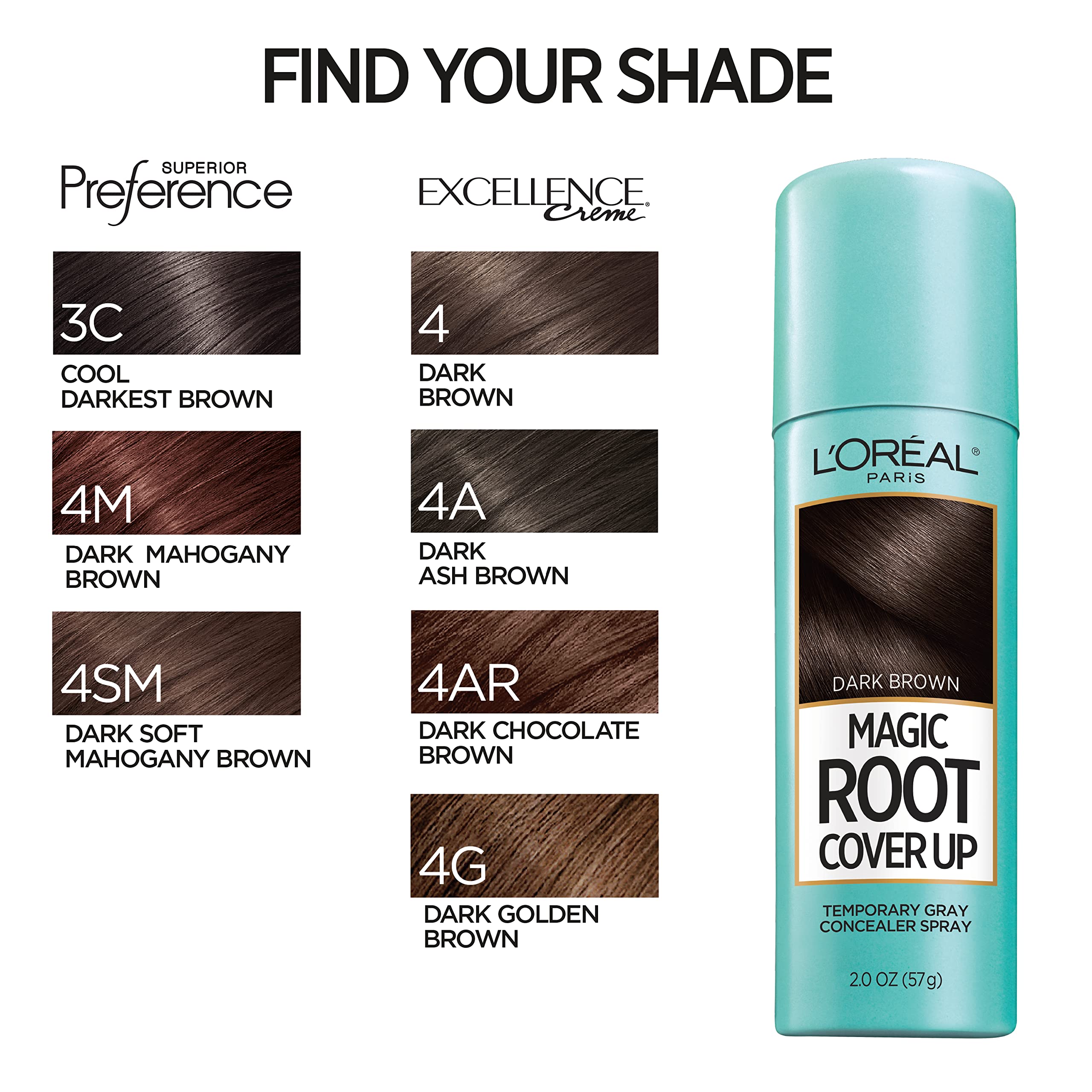 Foto 6 pulgar | Spray Para Teñir El Cabello L'oreal Paris Root Cover Up Dark Brown X2 - Venta Internacional.