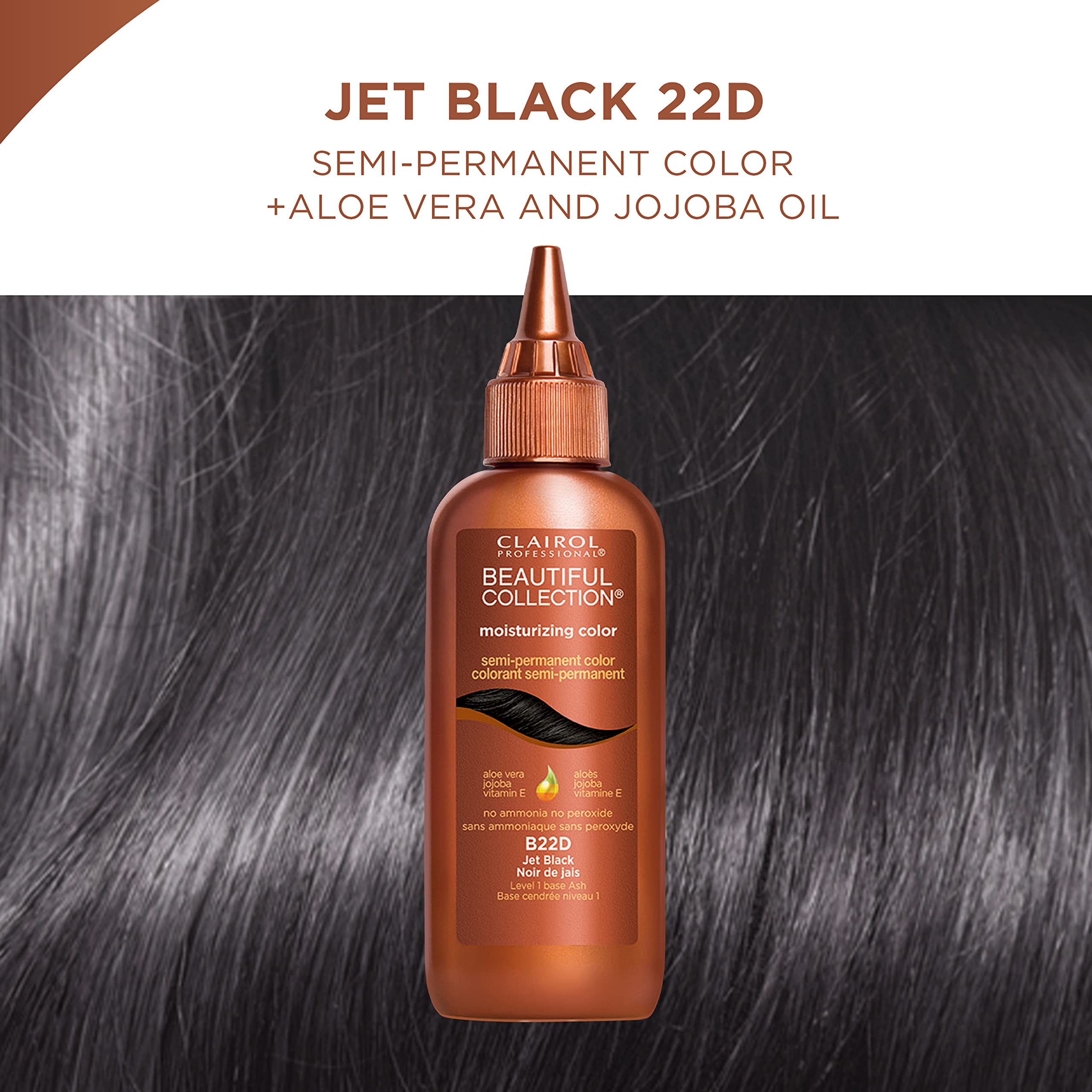 Foto 5 pulgar | Tinte De Pelo Clairol Professional Beautiful Collection 22d Jet Black - Venta Internacional.