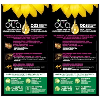 Foto 2 | Tinte Para El Cabello Garnier Olia Sin Amoniaco 9.0 Rubio Claro, Paquete De 2 - Venta Internacional.