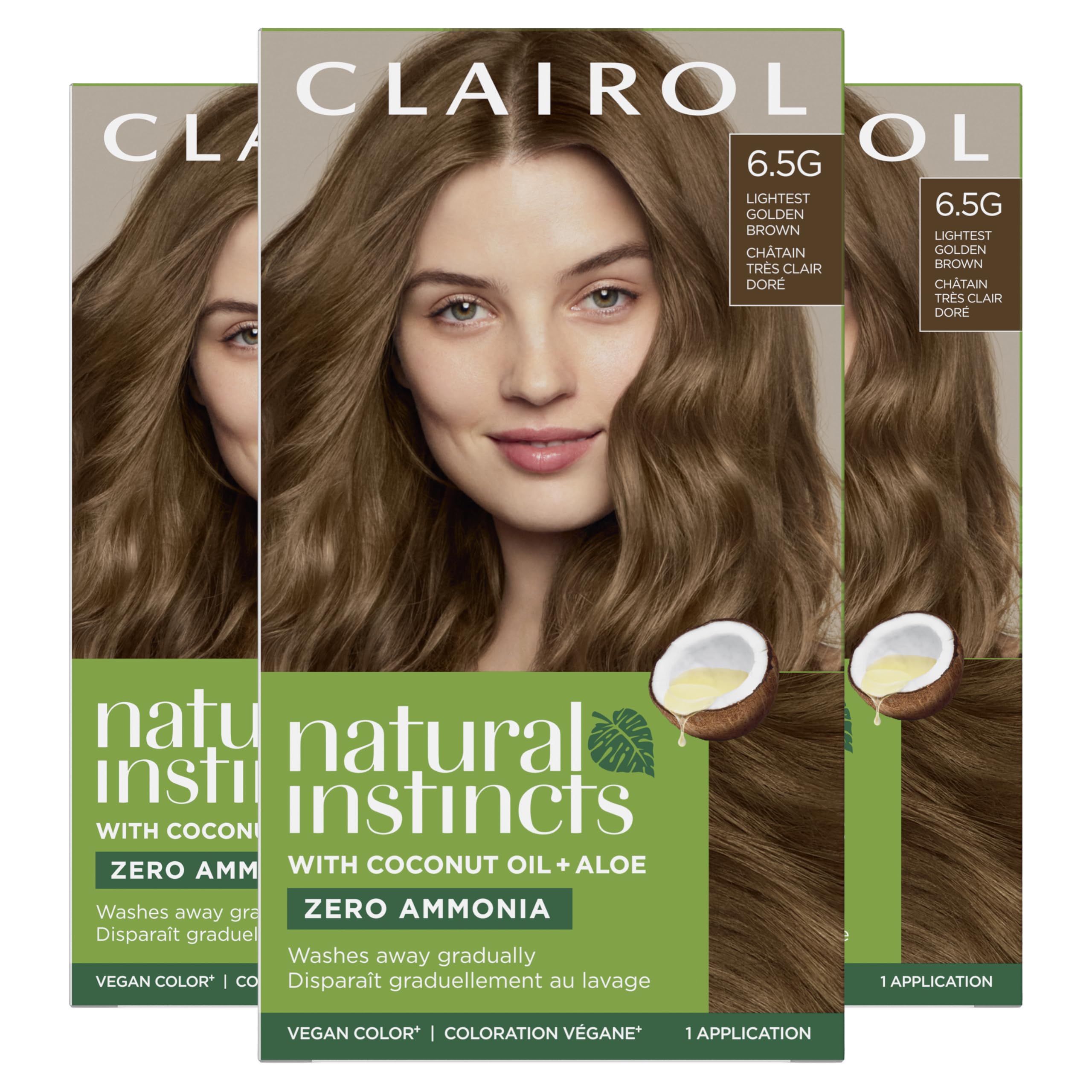 Foto 2 pulgar | Tinte Para El Cabello Clairol Natural Instincts Demi-permanent 6.5g X3 - Venta Internacional.