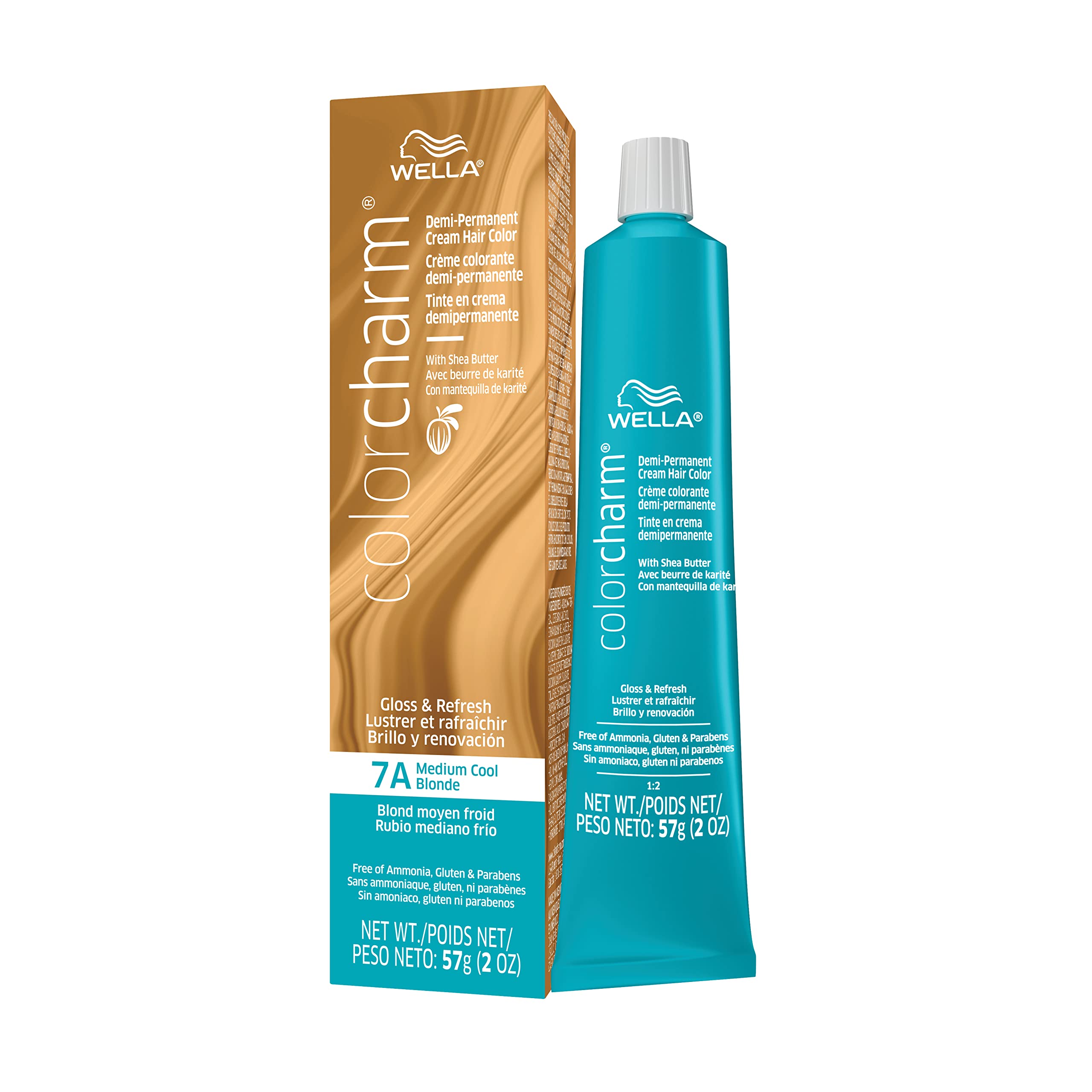 Foto 1 | Brillo De Pelo Wella Color Charm Demi Permanent 7a Rubio Medio - Venta Internacional.