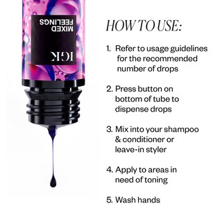 Foto 3 | Gotas Tonificantes Sin Enjuague Igk Mixed Feelings 30 Ml/30 Ml - Venta Internacional.