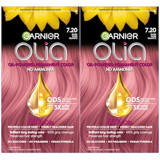 Foto 1 | Tinte Para El Cabello Garnier Olia Sin Amoniaco 7.20 Dark Rose Quartz - Venta Internacional.