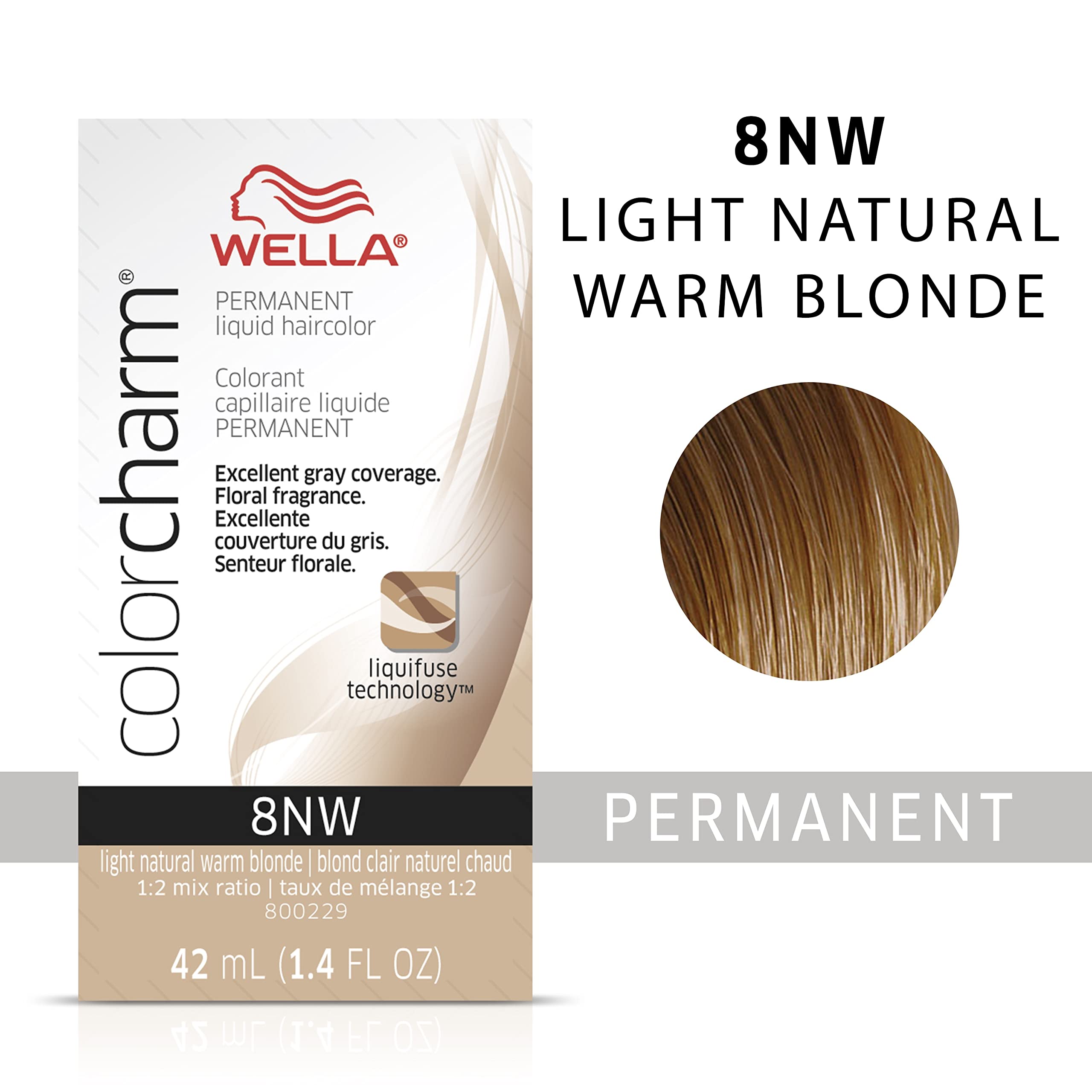 Foto 2 | Tinte De Pelo Wella Color Charm 008nw Rubio Cálido, Natural Claro - Venta Internacional.