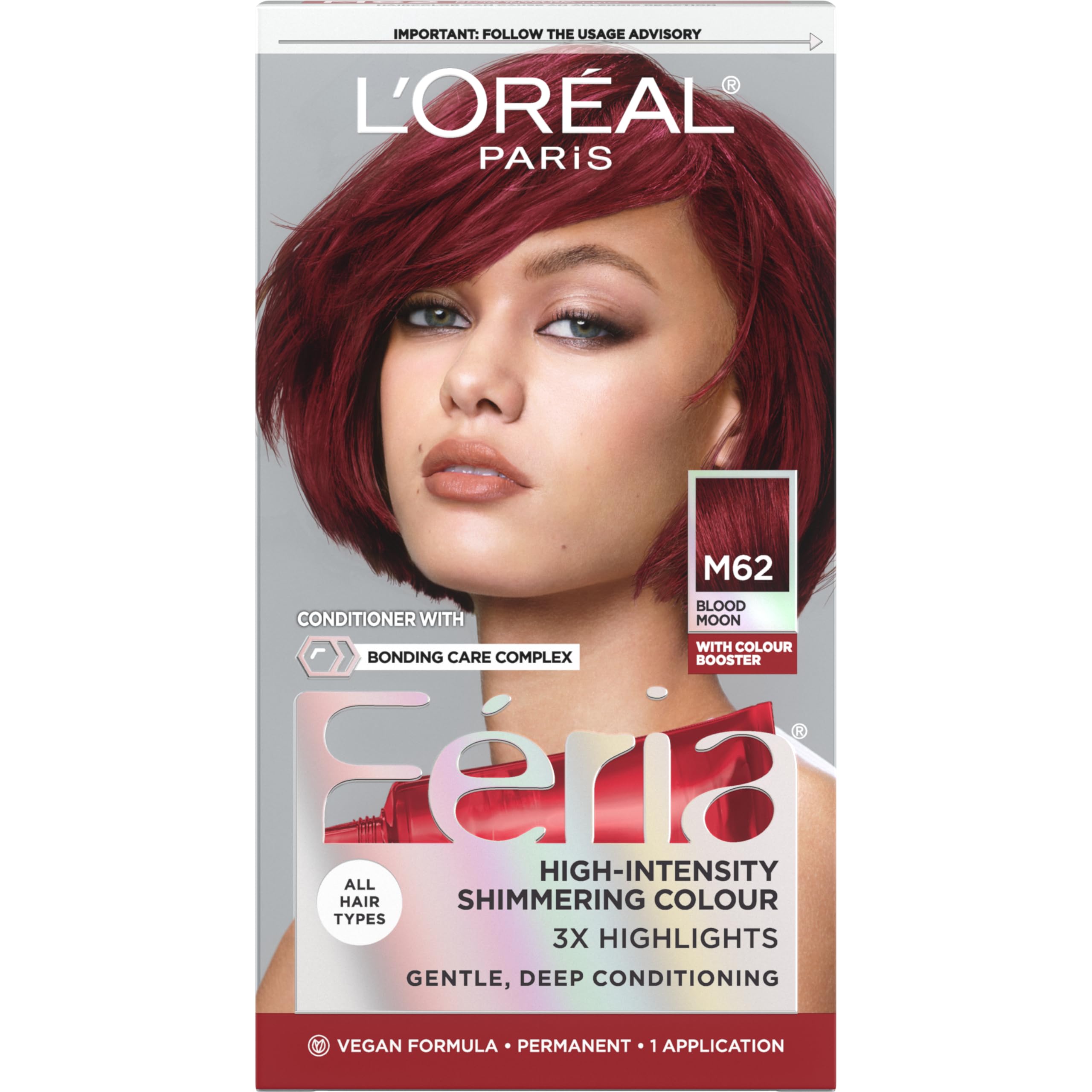 Foto 2 pulgar | Tinte Para El Cabello L'oreal Paris Feria Midnight Bold Blood Moon - Venta Internacional.