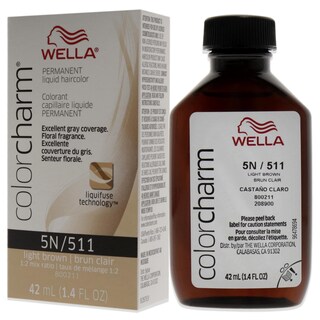 Foto 4 | Tinte De Pelo Wella Color Charm Permanent Liquid 5n, Marrón Claro - Venta Internacional.