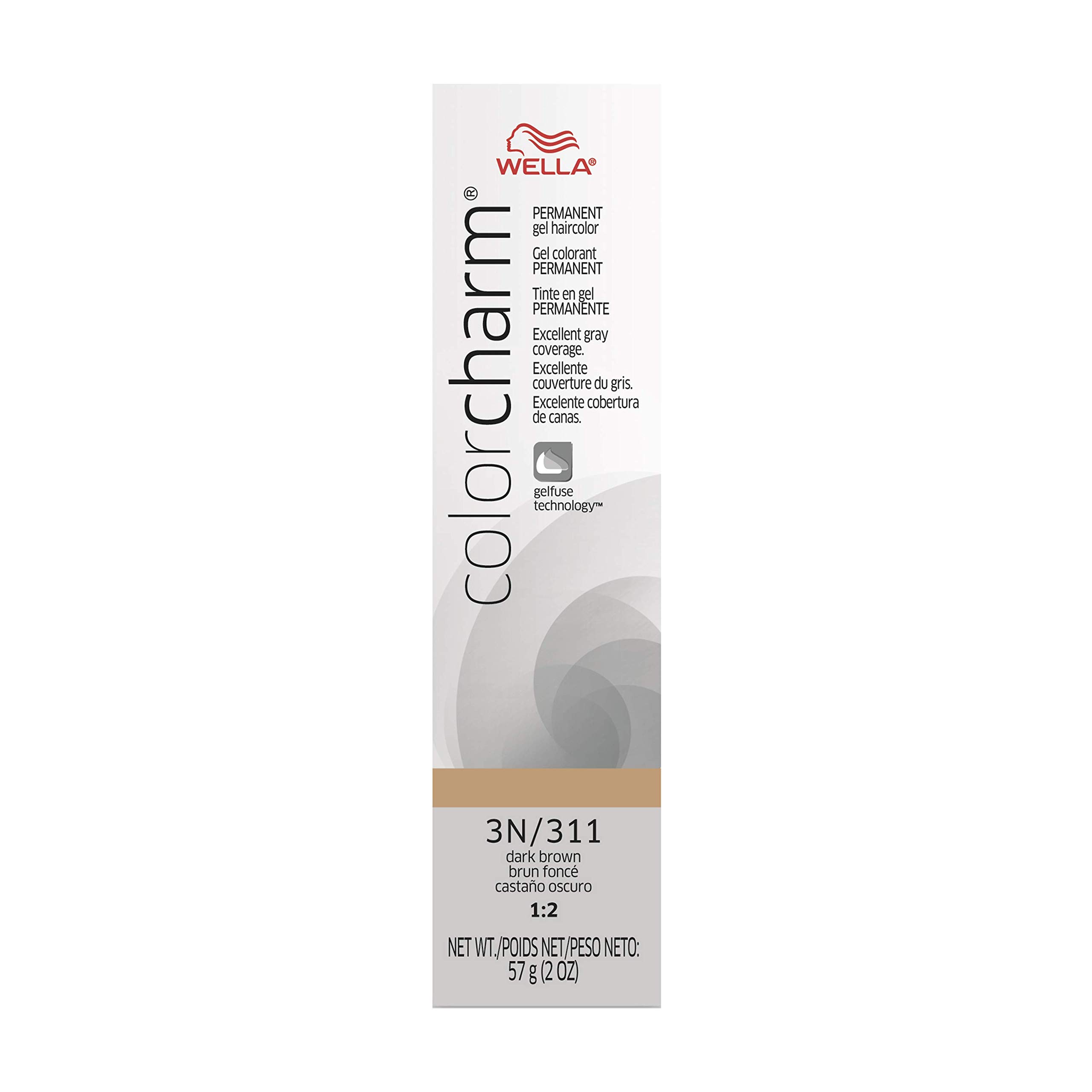 Foto 2 pulgar | Color De Cabello Wella Color Charm Gel Permanente 3n Marrón Oscuro - Venta Internacional.