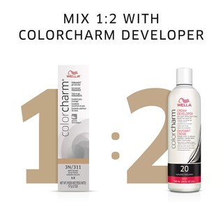 Foto 7 | Color De Cabello Wella Color Charm Gel Permanente 3n Marrón Oscuro - Venta Internacional.